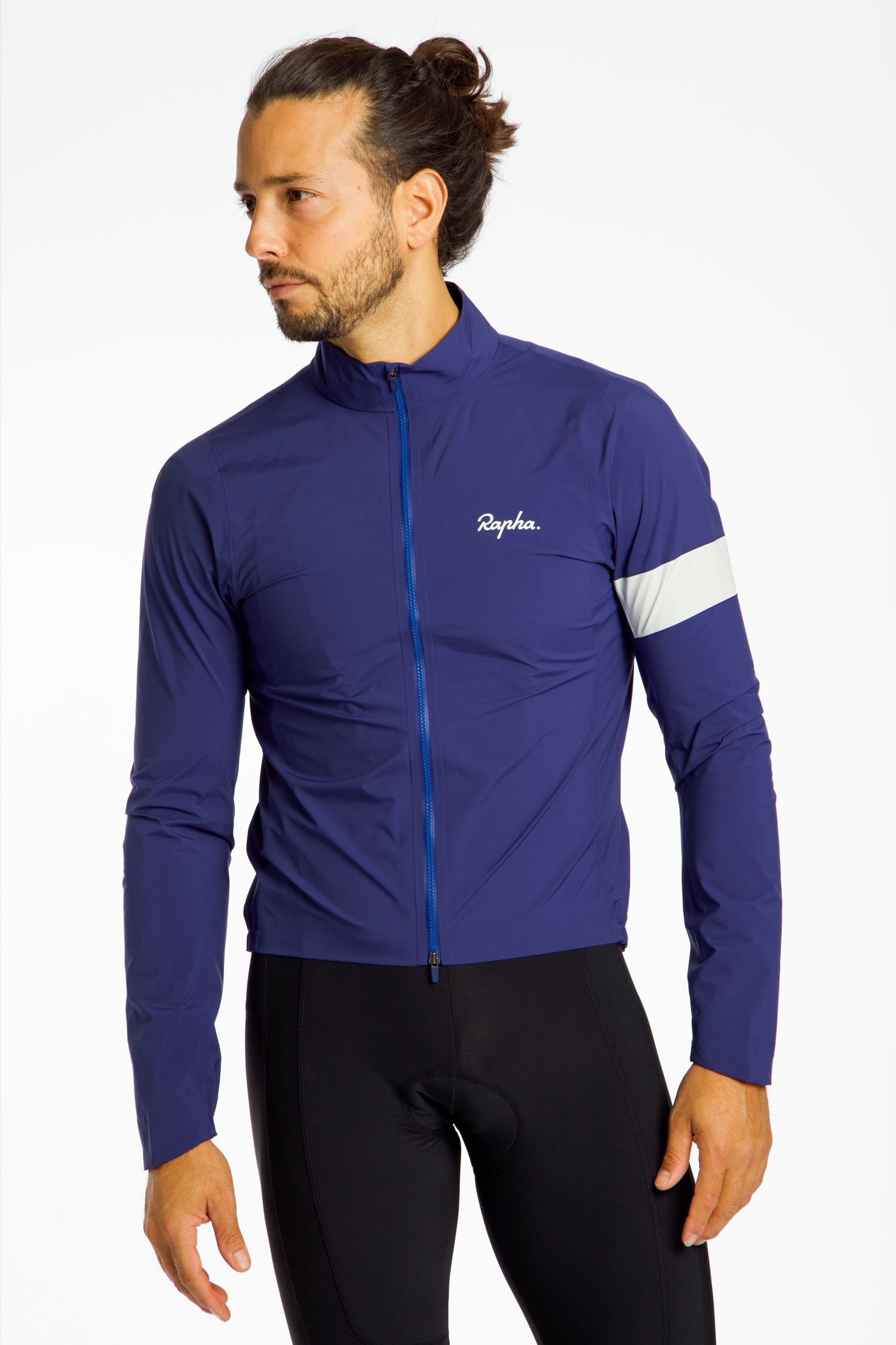 Image of Rapha Core Rain III Herren Bikejacke Blau, Herren, Größe: L