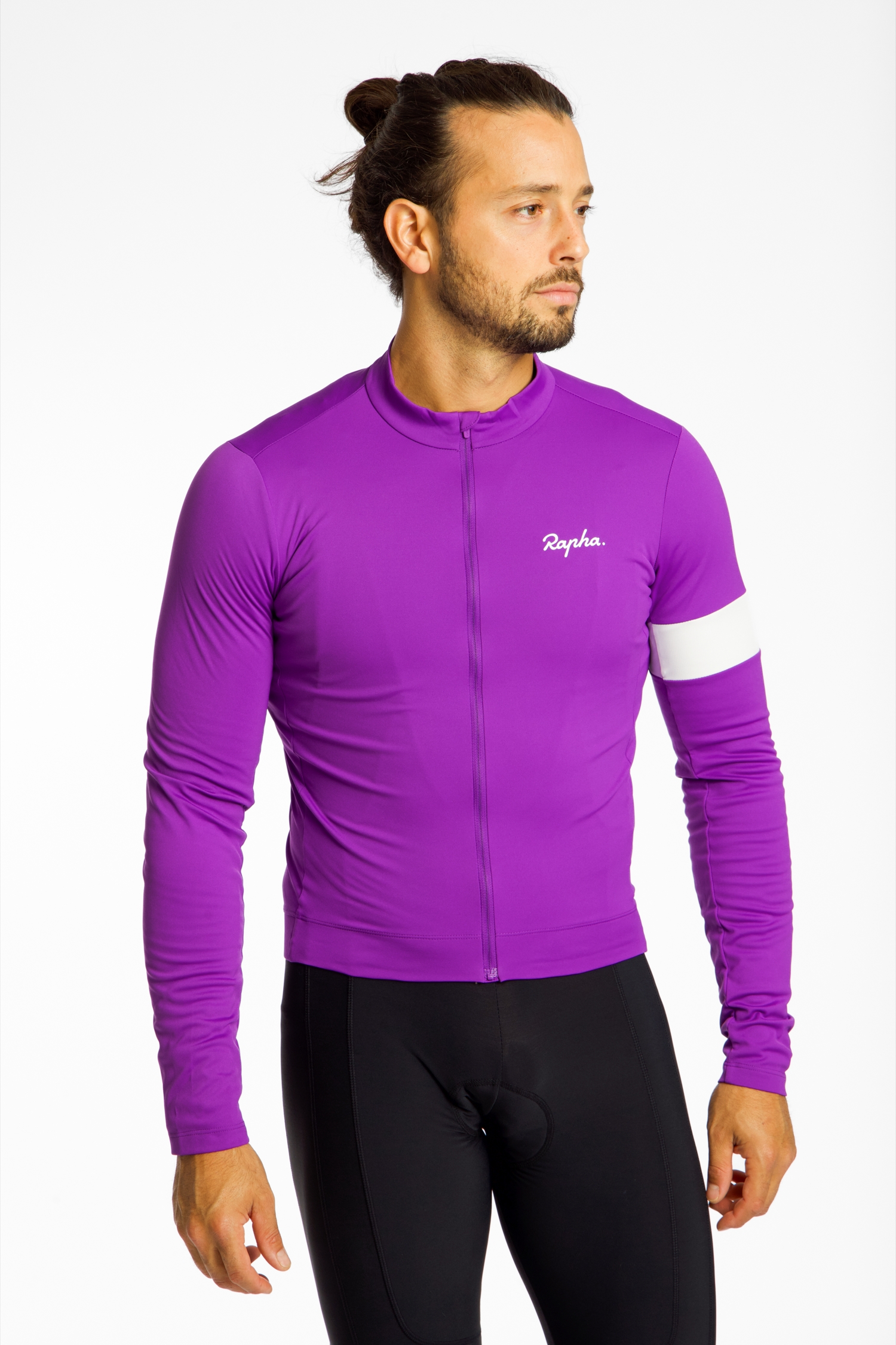 Image of Rapha Core Thermal LS Herren Biketrikot Lila, Herren, Größe: S