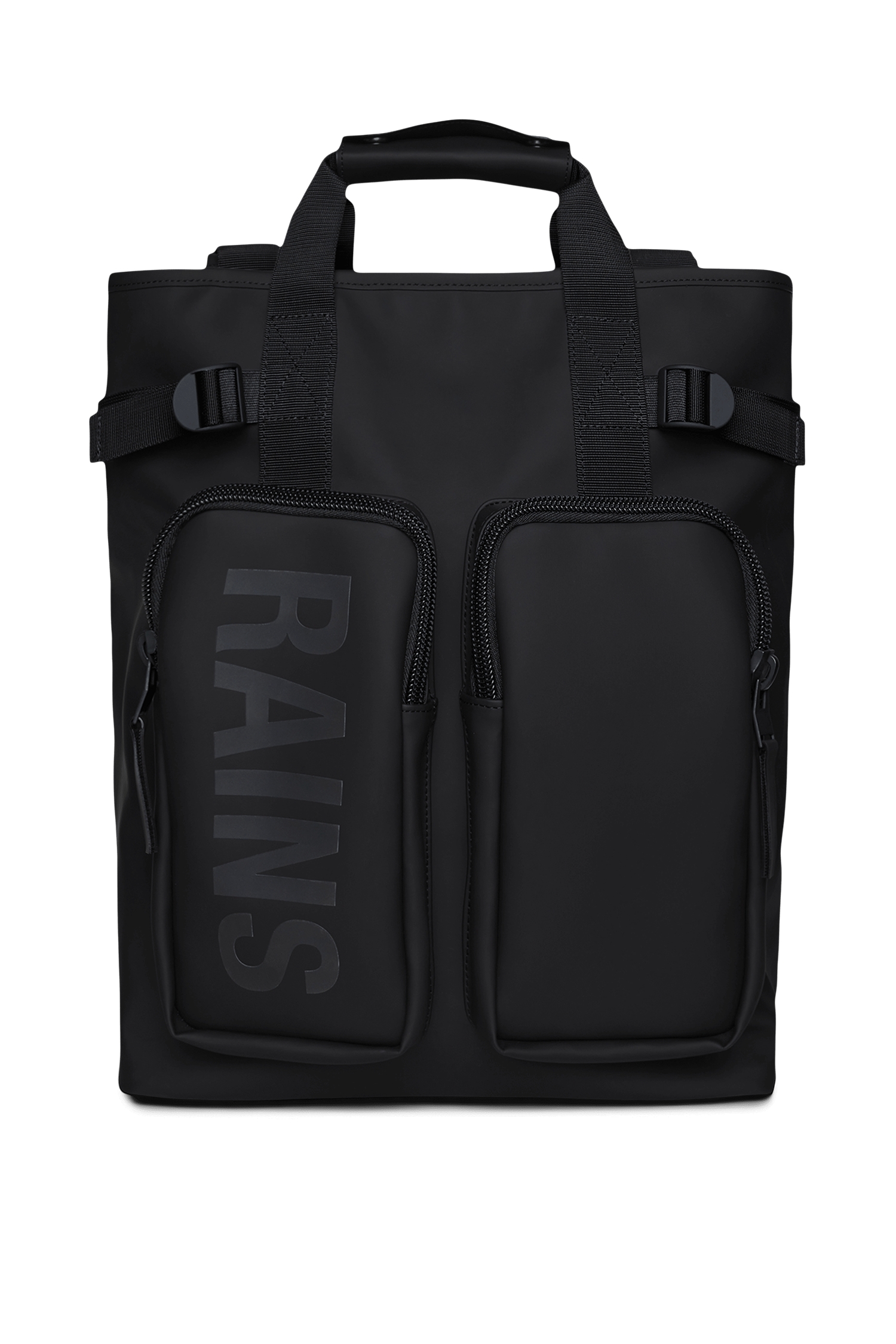 Image of Rains Texel Tote 15 L Rucksack Schwarz, Herren, Größe: ONE SIZE