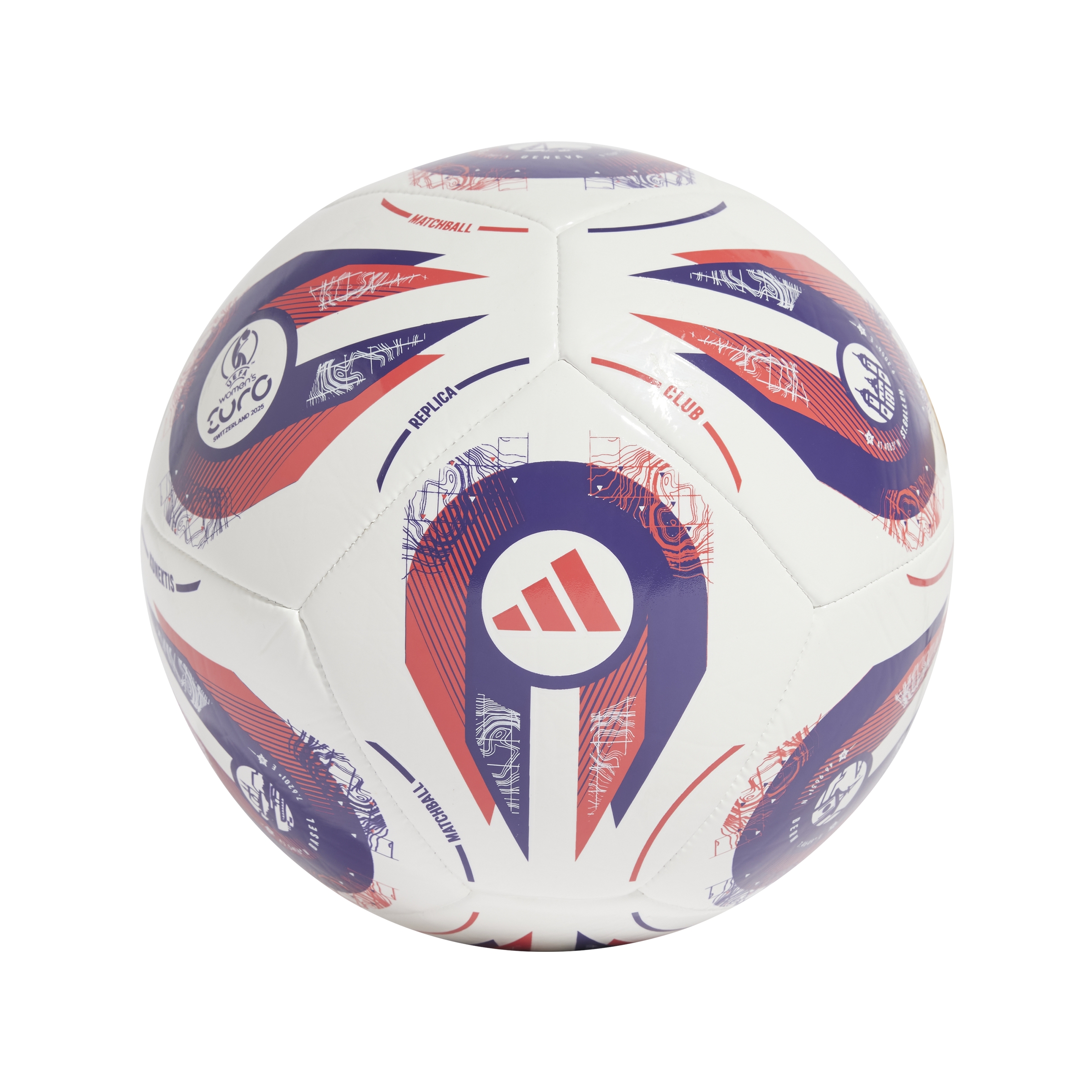 Image of adidas Women's Euro25 Club Fussball Weiss, , Größe: 5