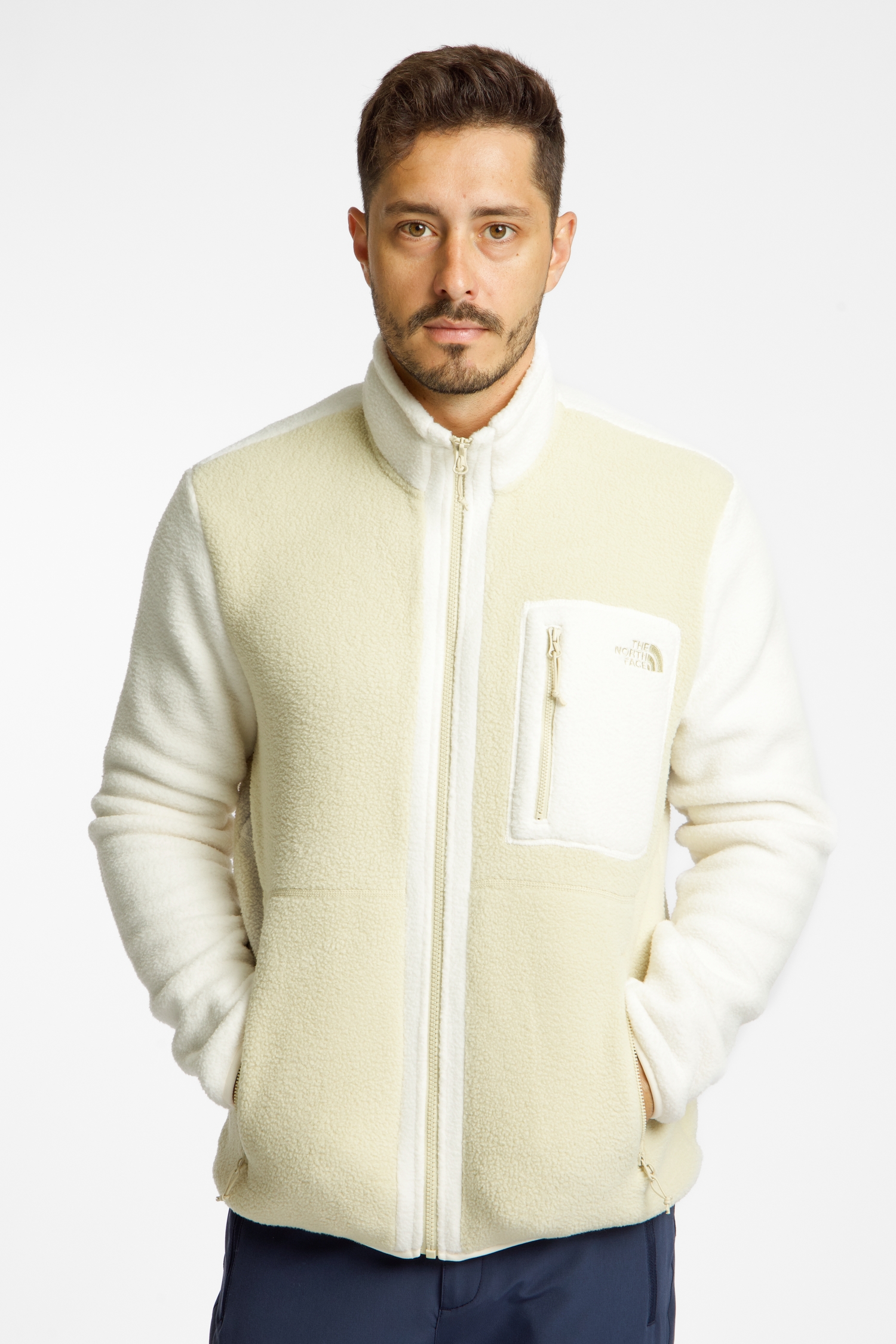 Image of The North Face Yumiori Full-Zip Herren Midlayer Weiss, Herren, Größe: XL