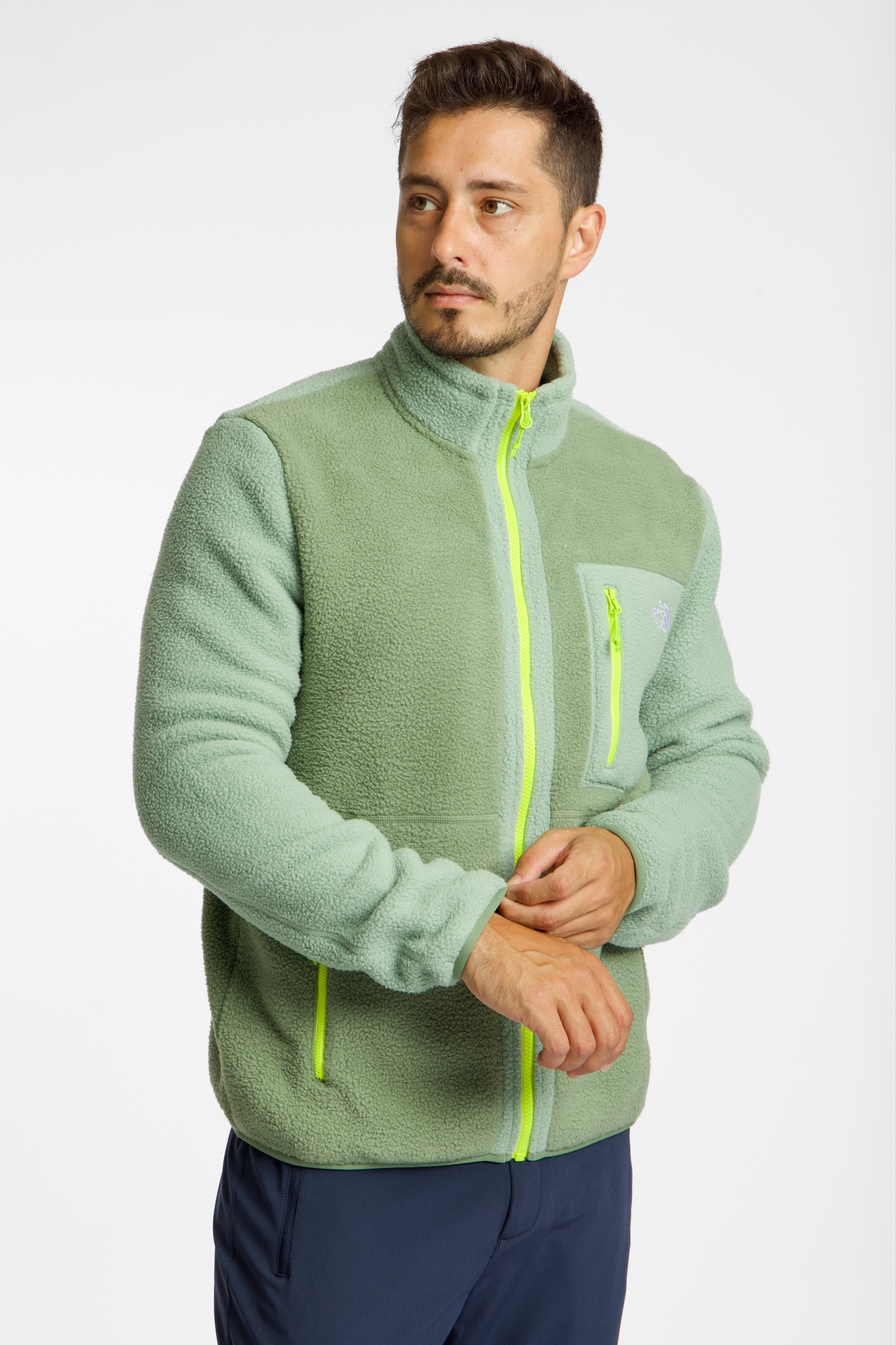 Image of The North Face Yumiori Full-Zip Herren Midlayer Grün, Herren, Größe: L