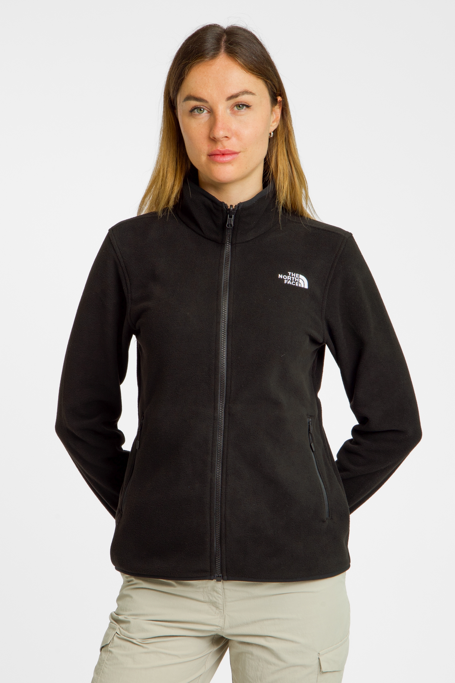 Image of The North Face Glacier Fleece Damen Midlayer Schwarz, Damen, Größe: L