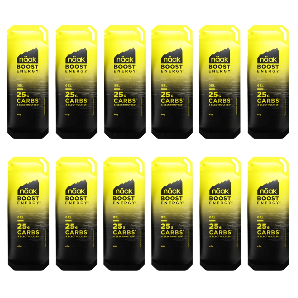 Image of näak Boost Energy™ 12 x 40 g Energy Gel Gelb, Herren, Größe: 1