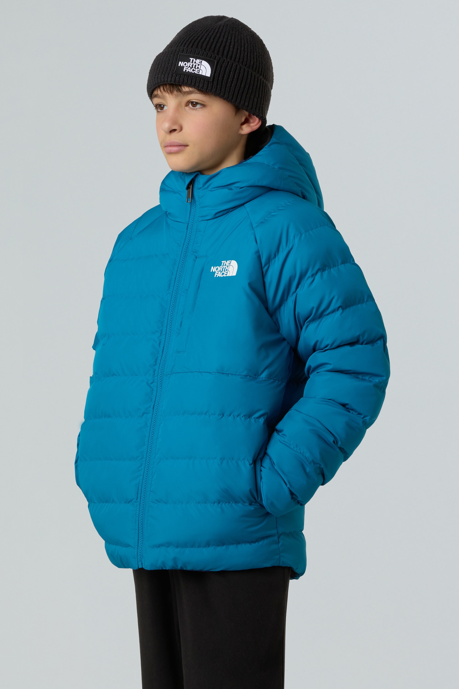 Image of The North Face Perrito Reversible Kinder Outdoorjacke Türkis, , Größe: L