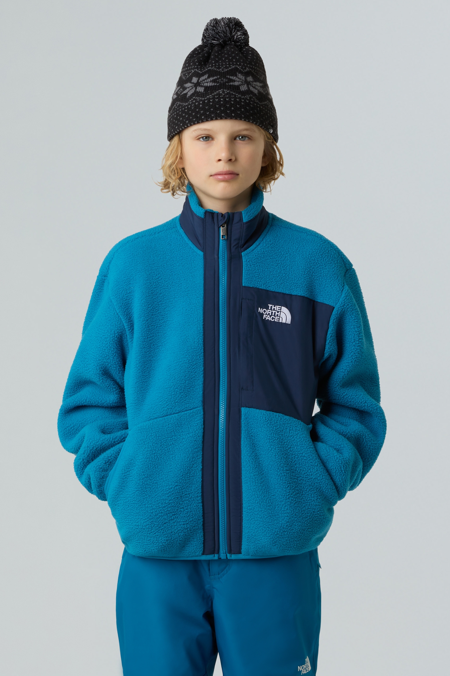 Image of The North Face Yumiori Kinder Midlayer Blau, , Größe: XL