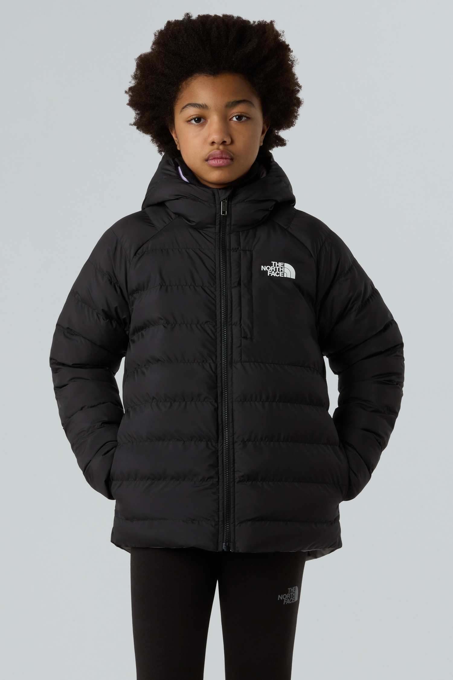 Image of The North Face Perrito Reversible Kinder Outdoorjacke Schwarz, , Größe: L