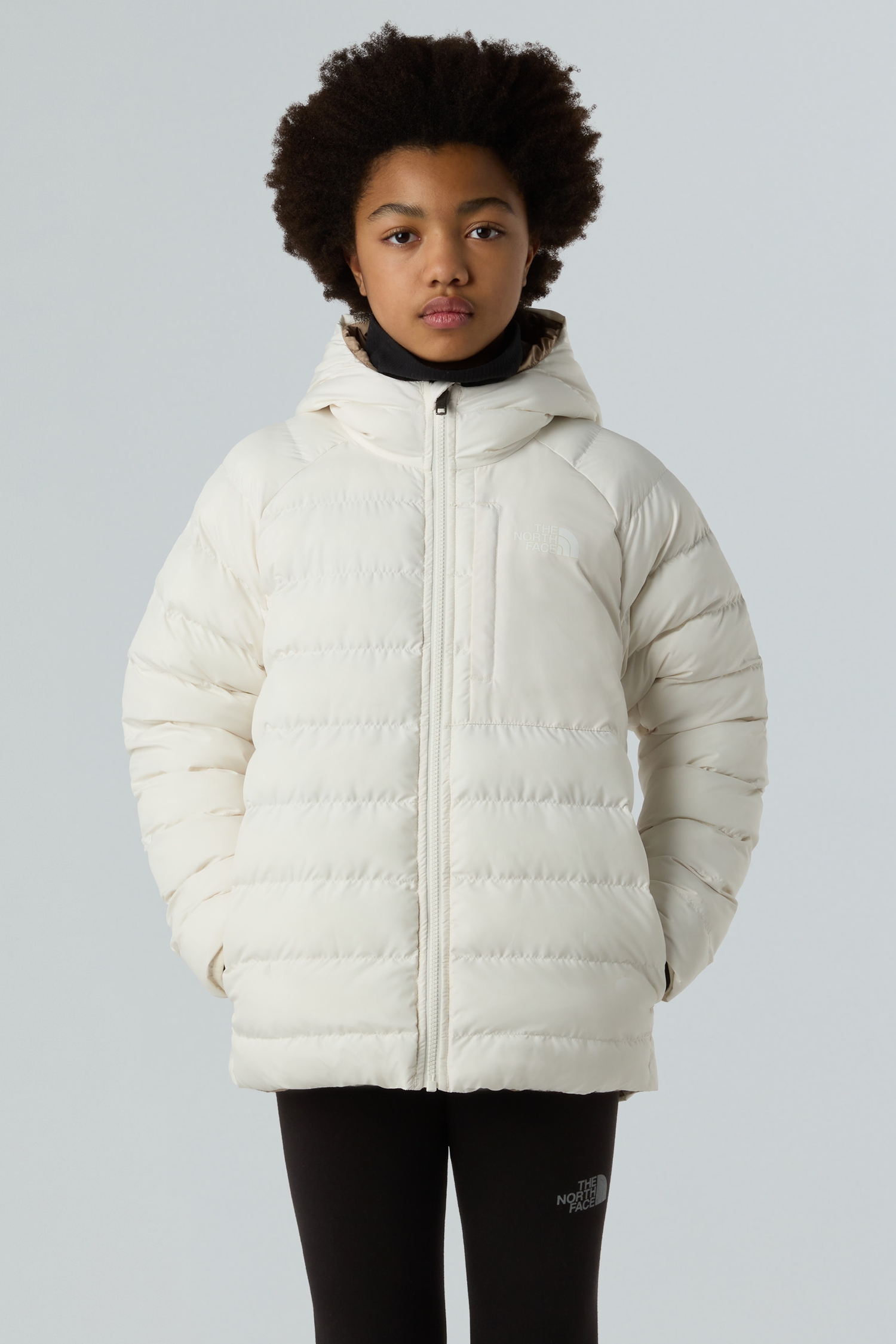 Image of The North Face Perrito Reversible Kinder Outdoorjacke Beige, , Größe: L