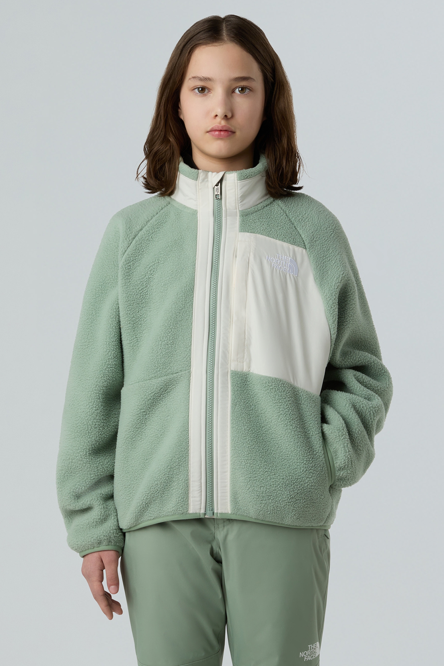 Image of The North Face Yumiori Kinder Midlayer Grün, , Größe: M