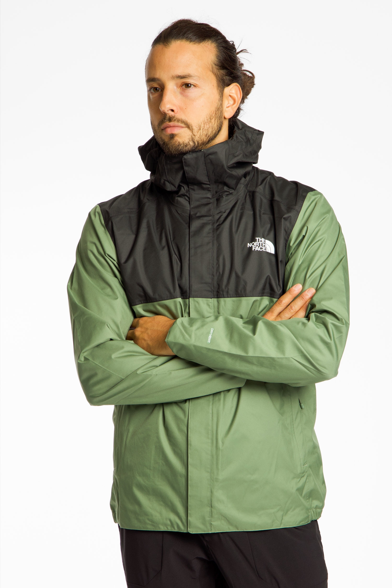 Image of The North Face Quest Zip-In Herren Outdoorjacke Grün, Herren, Größe: M