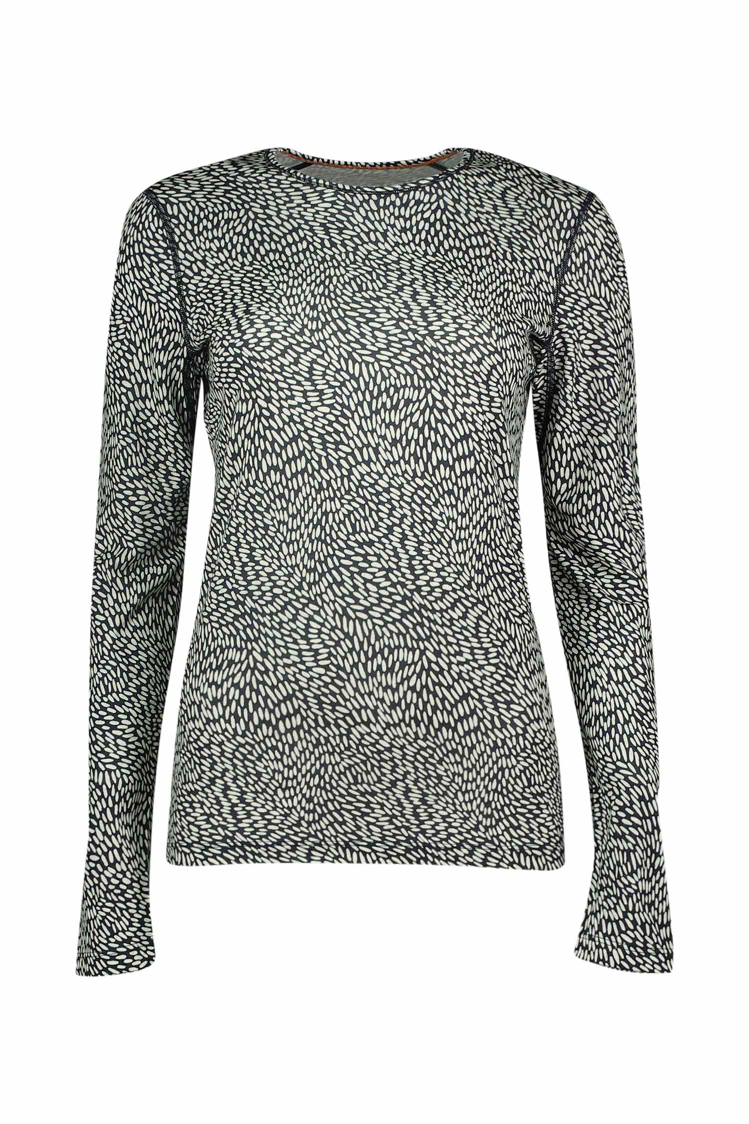 Image of icebreaker Merino 200 Oasis Flock Forms Damen Thermo Longsleeve Weiss, Damen, Größe: XS
