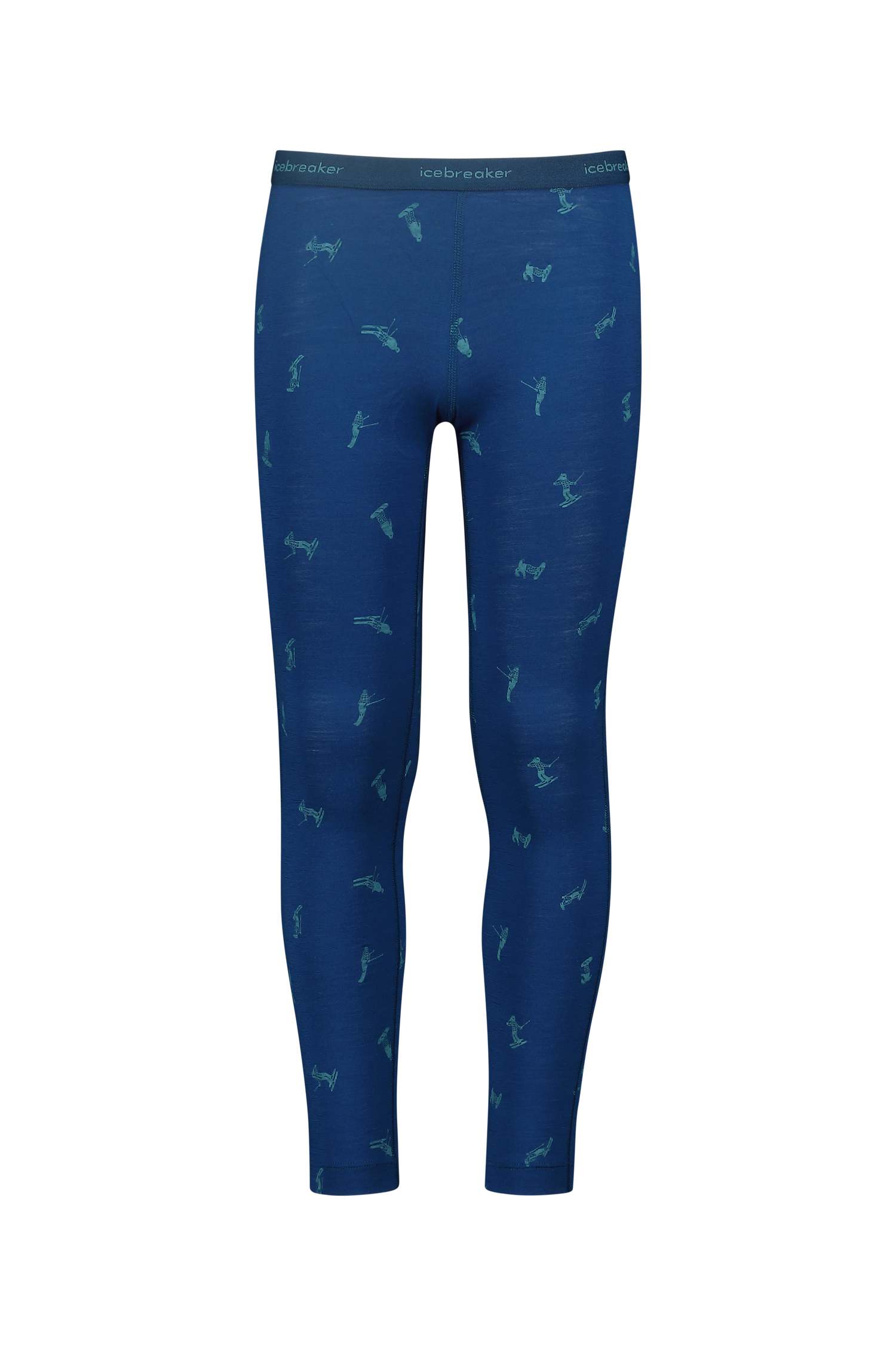 Image of icebreaker Merino 200 Oasis Snow Day Kinder Thermohose Blau, , Größe: 12