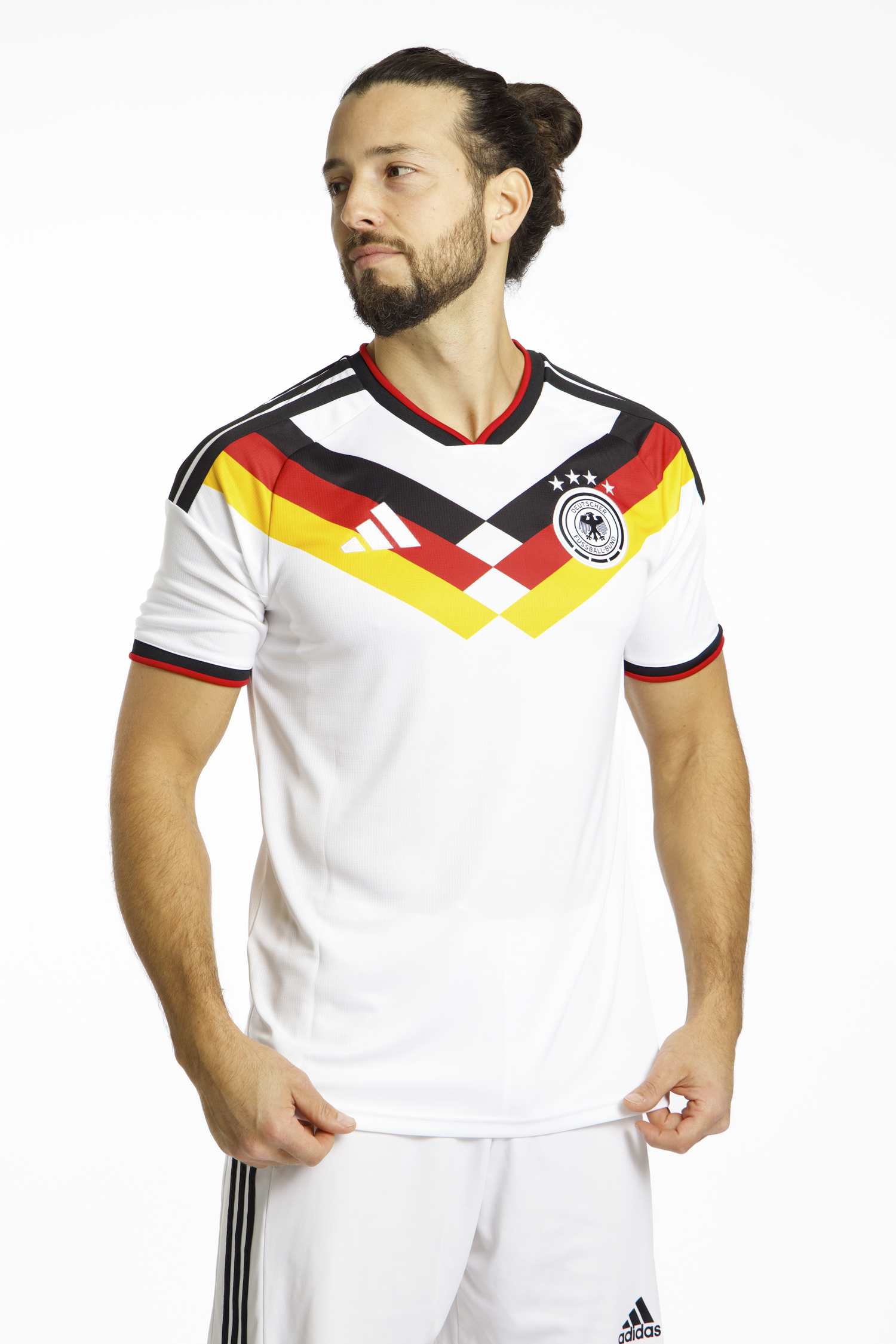 Image of adidas Deutschland Home Replica Herren Fussballtrikot WM 2026 Weiss, Herren, Größe: S