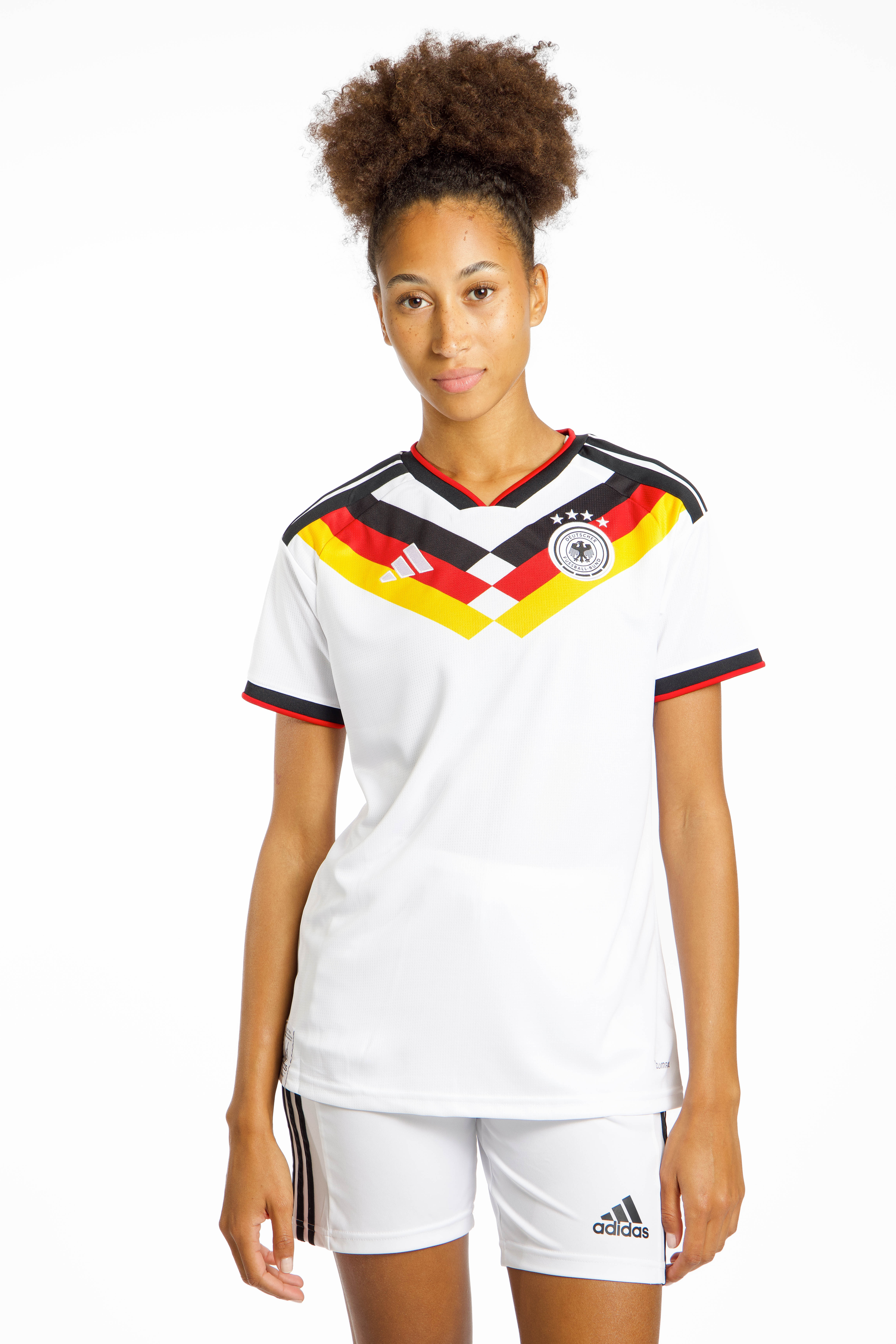 Image of adidas Deutschland Home Replica Damen Fussballtrikot WM 2026 Weiss, Damen, Größe: L