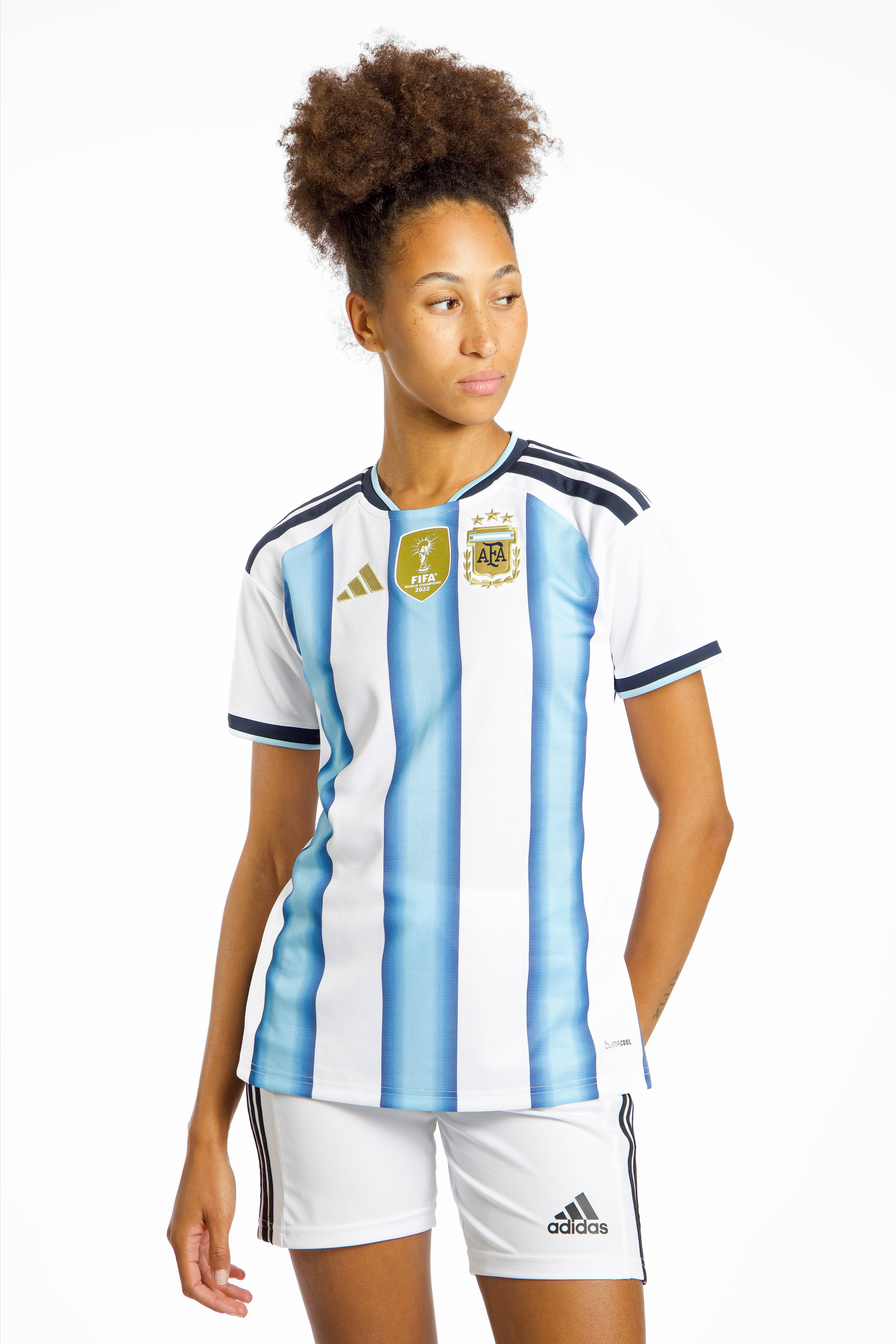 Image of adidas Argentinien Home Replica Damen Fussballtrikot WM 2026 Weiss, Damen, Größe: M