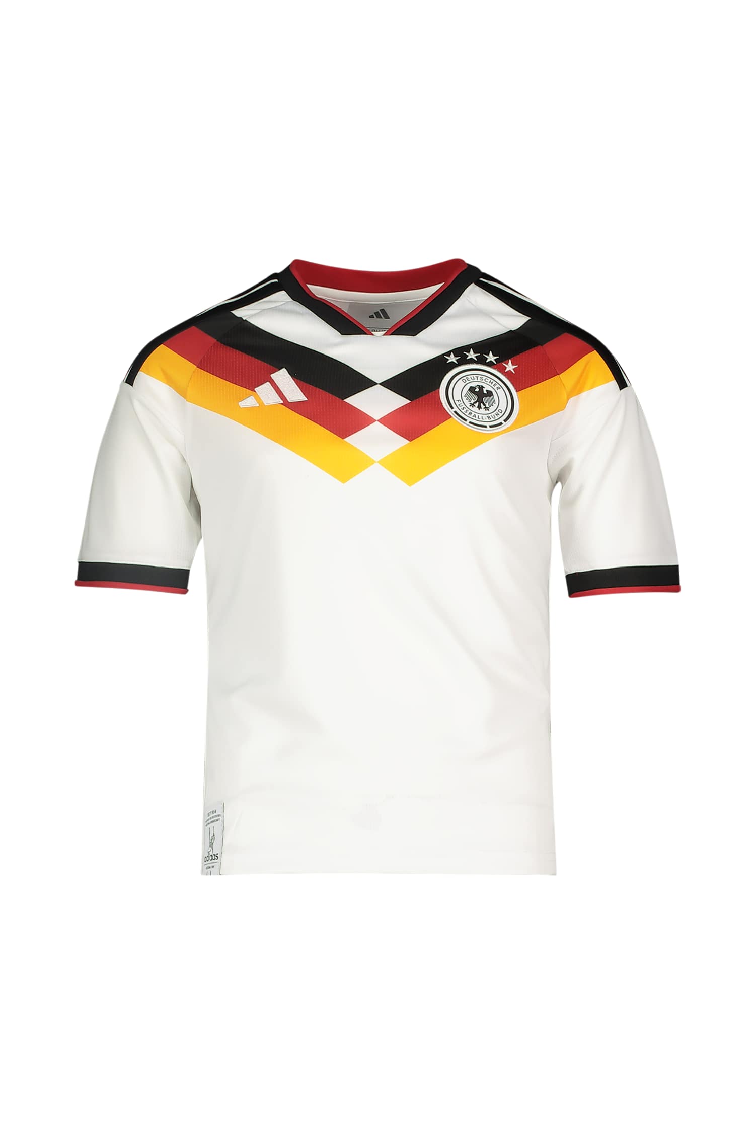 Image of adidas Deutschland Home Replica Kinder Fussballtrikot WM 2026 Weiss, , Größe: 128