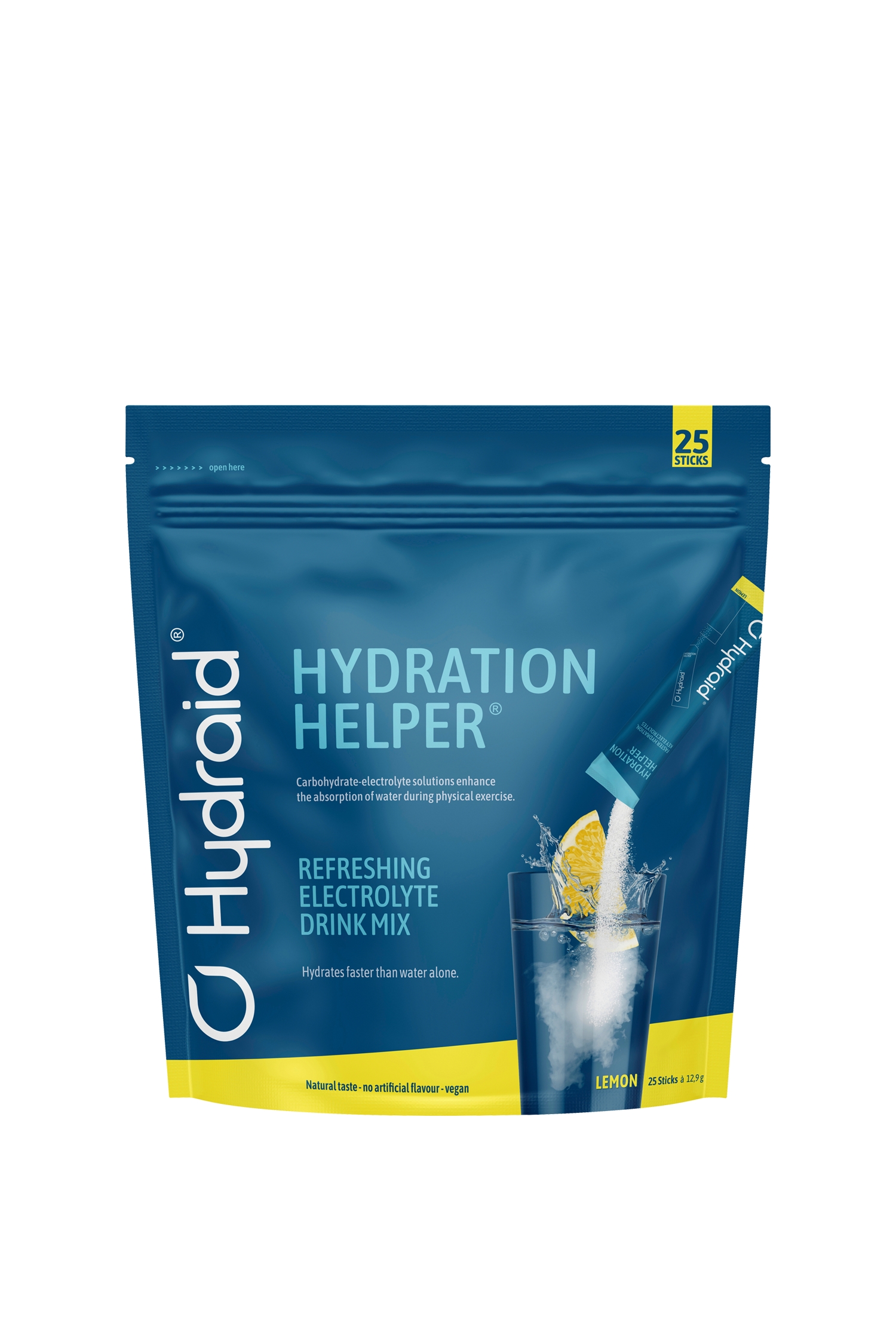 Image of Hydraid Hydration Helper® Lemon 25 x 12,9 g Elektrolyte Getränkepulver Gelb, Herren, Größe: 0