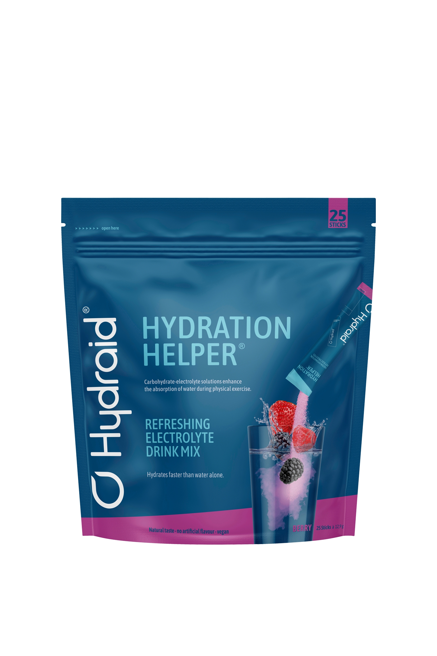 Image of Hydraid Hydration Helper® Berry 25 x 12,9 g Elektrolyte Getränkepulver Lila, Herren, Größe: 0