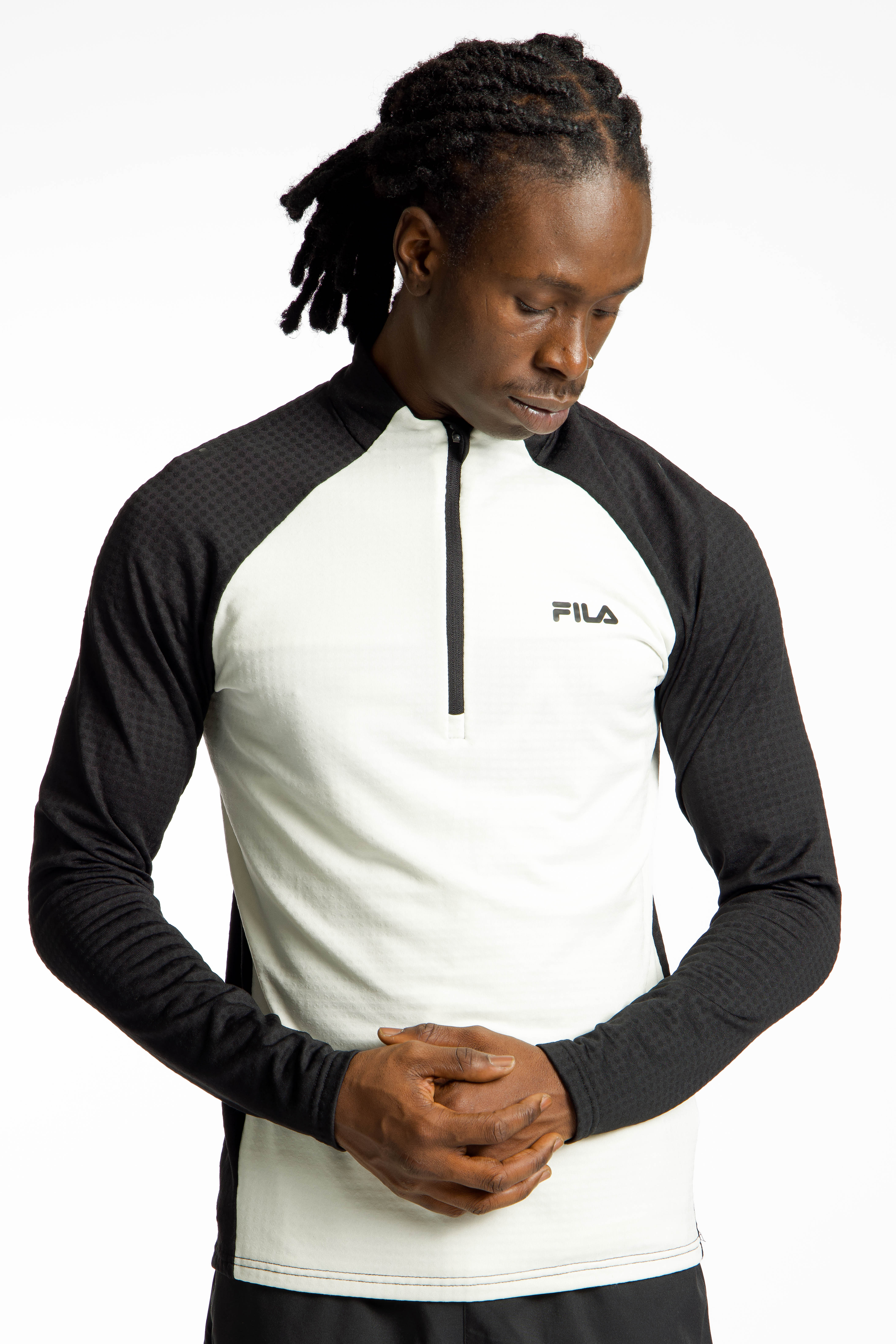 Image of FILA Oliver Herren Longsleeve Schwarz, Herren, Größe: M