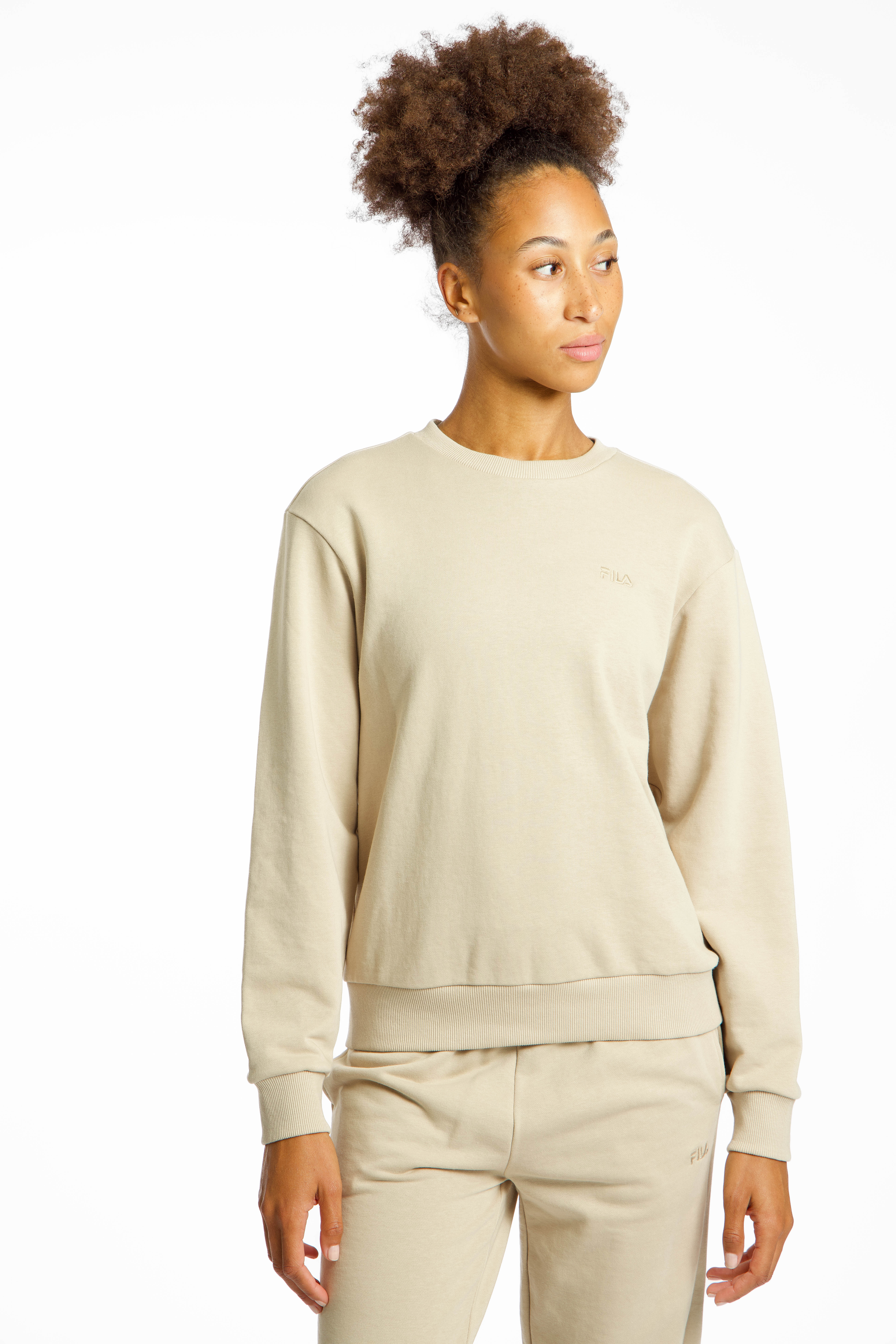Image of FILA Oxbow Damen Pullover Beige, Damen, Größe: L