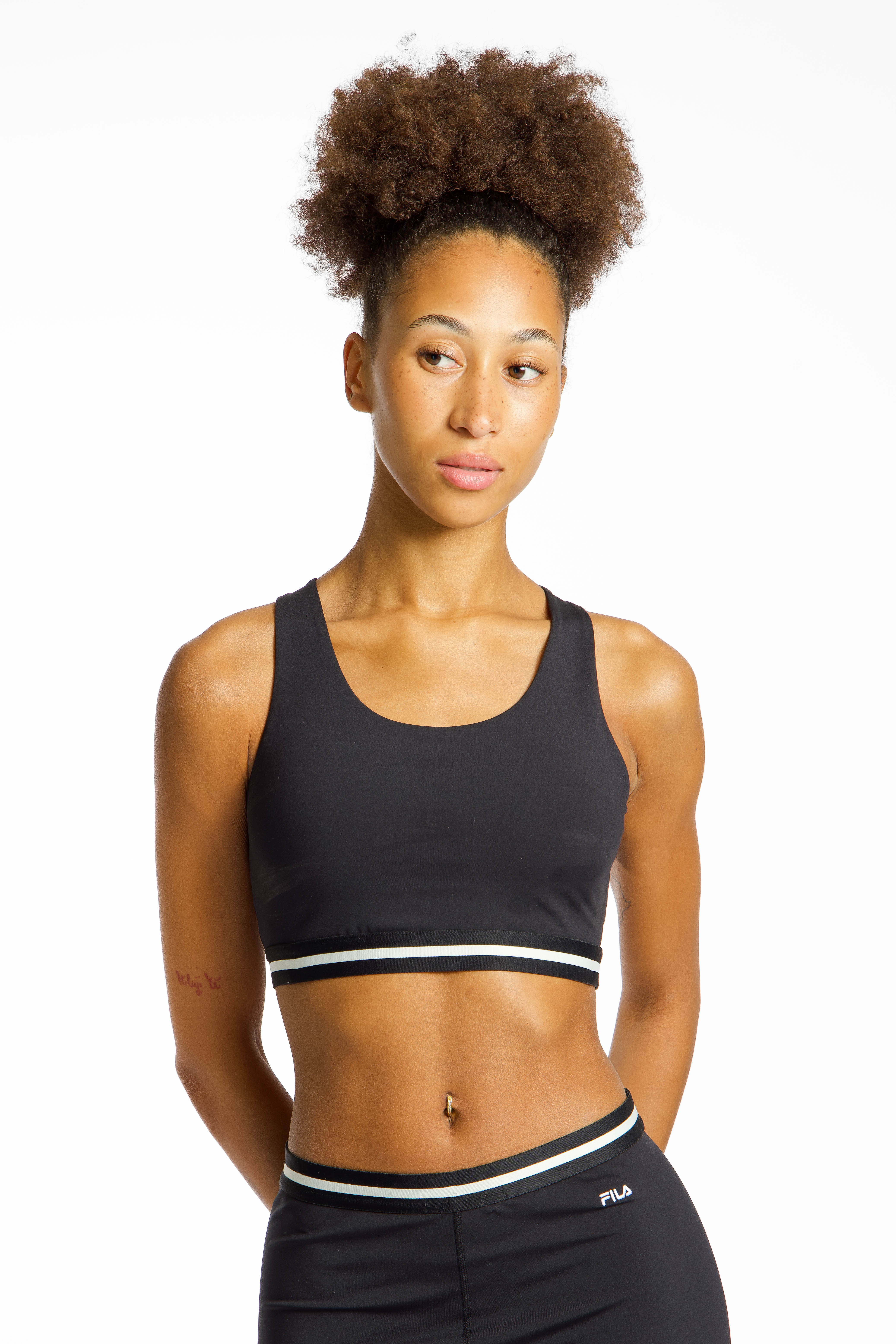 Image of FILA Ogema Damen Sport-BH Schwarz, Damen, Größe: M