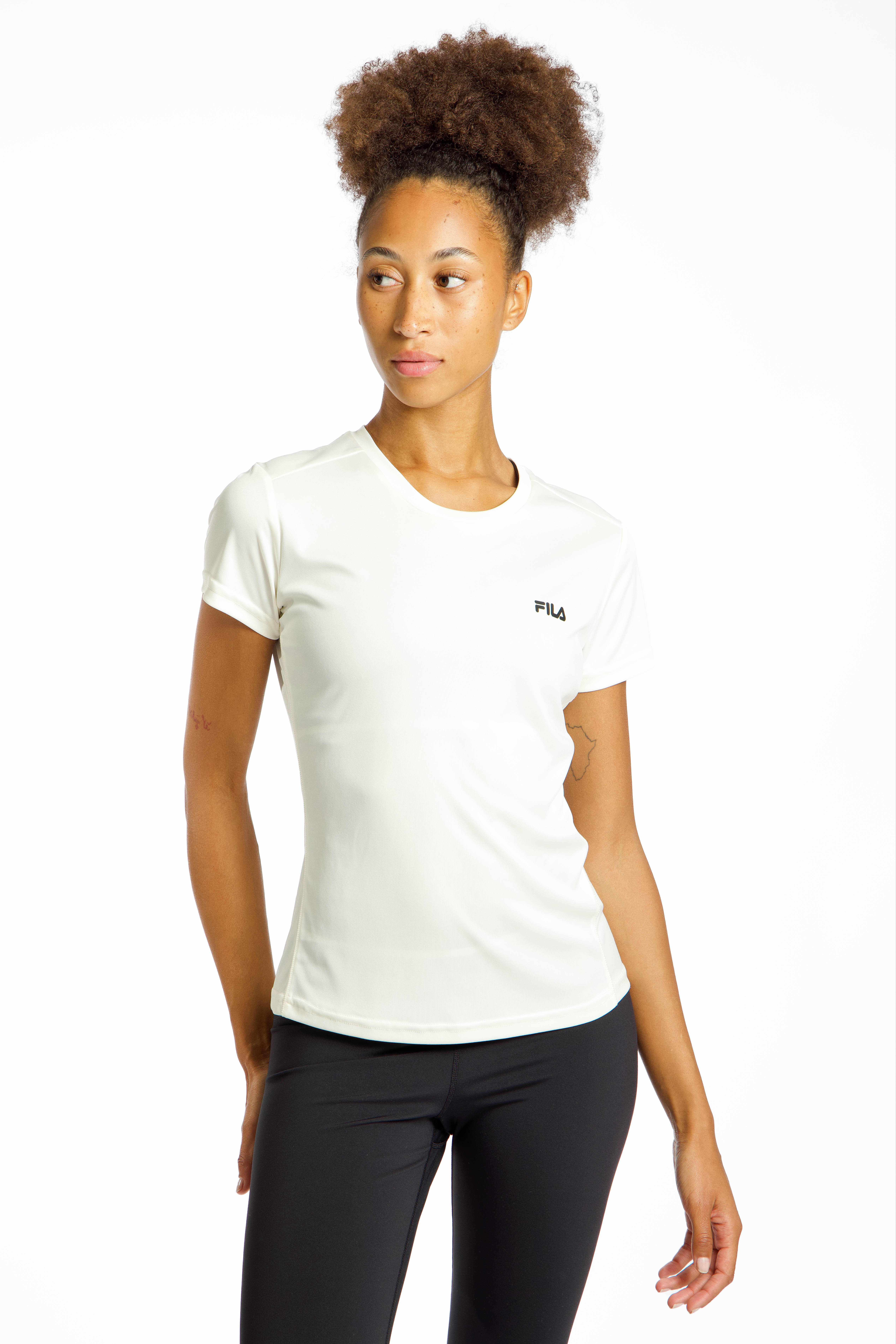 Image of FILA Obedjiwan Damen T-Shirt Weiss, Damen, Größe: L