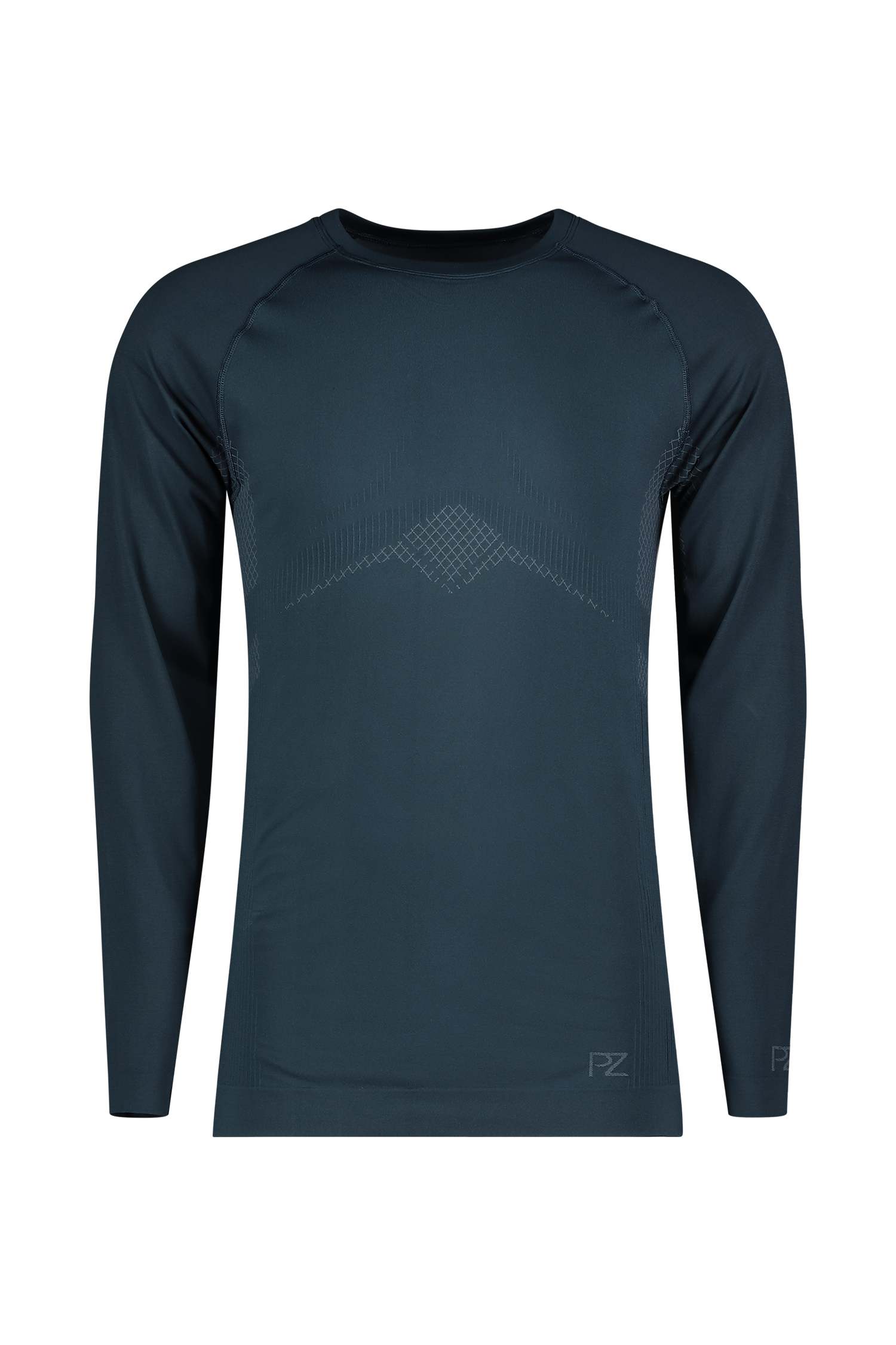 Image of POWERZONE Running Seamless Herren Longsleeve Blau, Herren, Größe: L