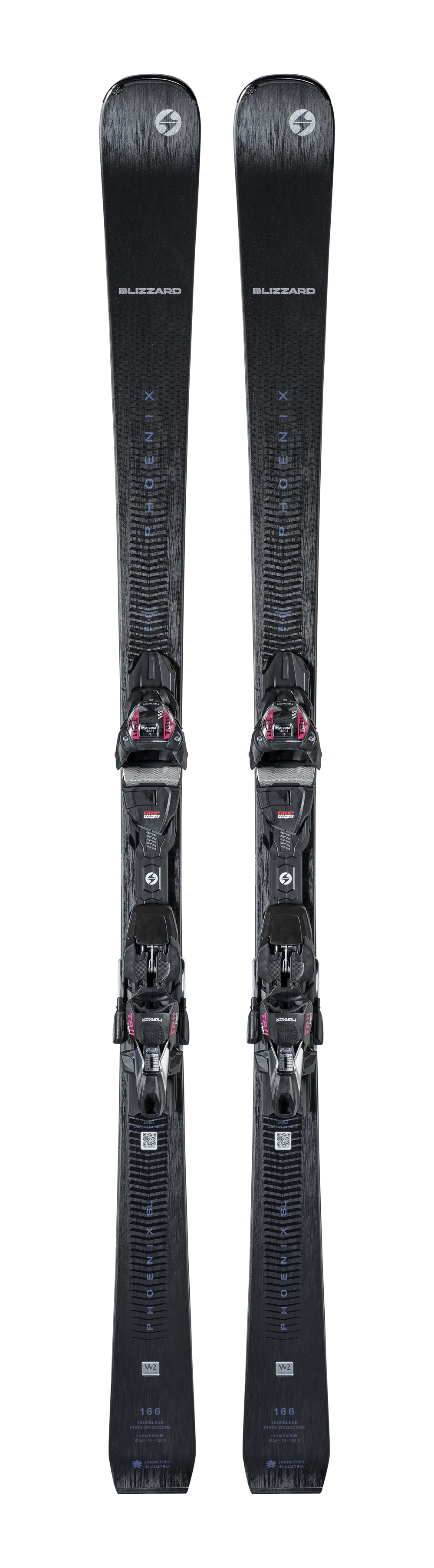 Blizzard Phoenix SL Damen Ski Set 25/26 Schwarz, Damen, Größe: 154