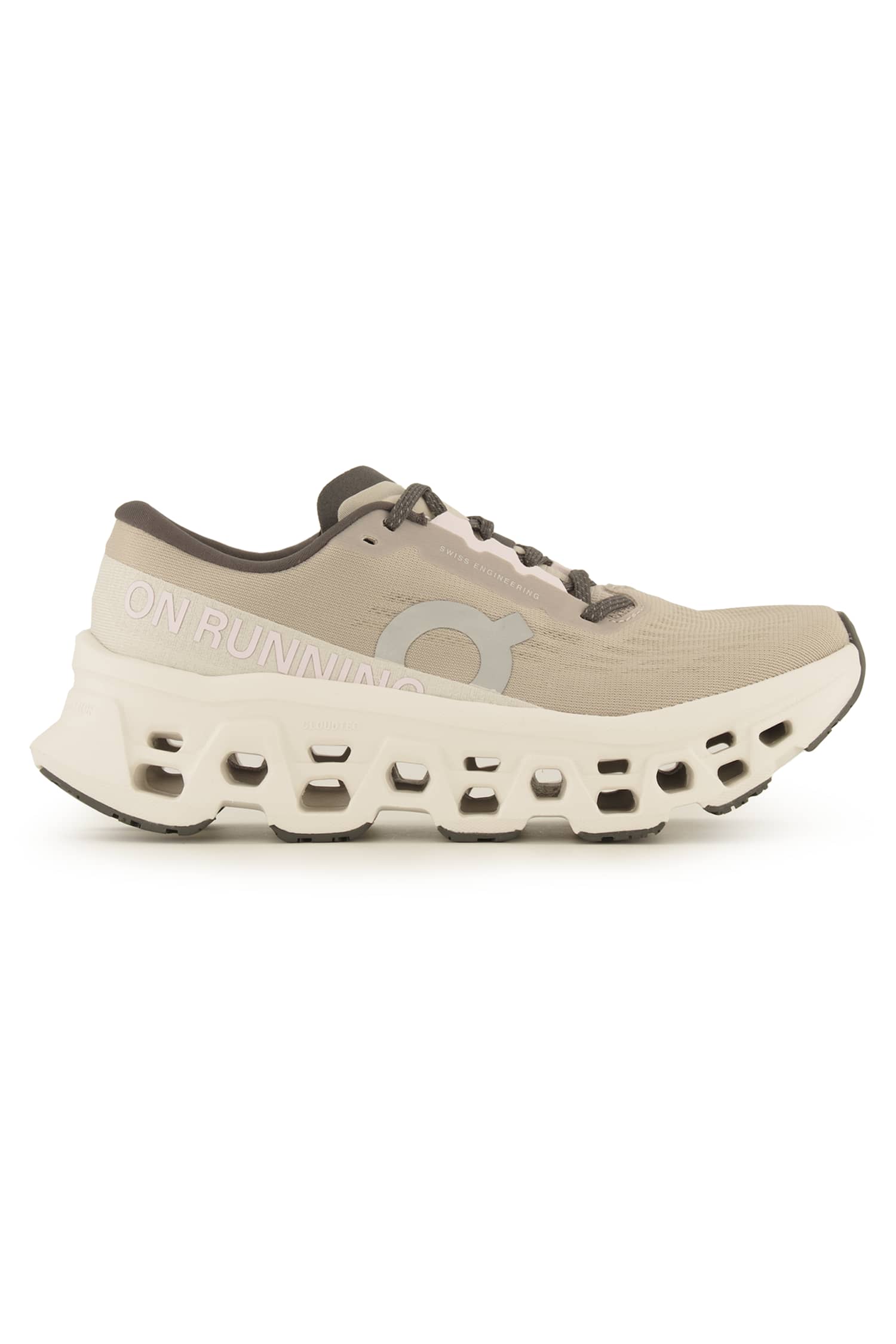 ON Cloudmonster 3 Damen Laufschuh Beige, Damen, Größe: 9 1/2
