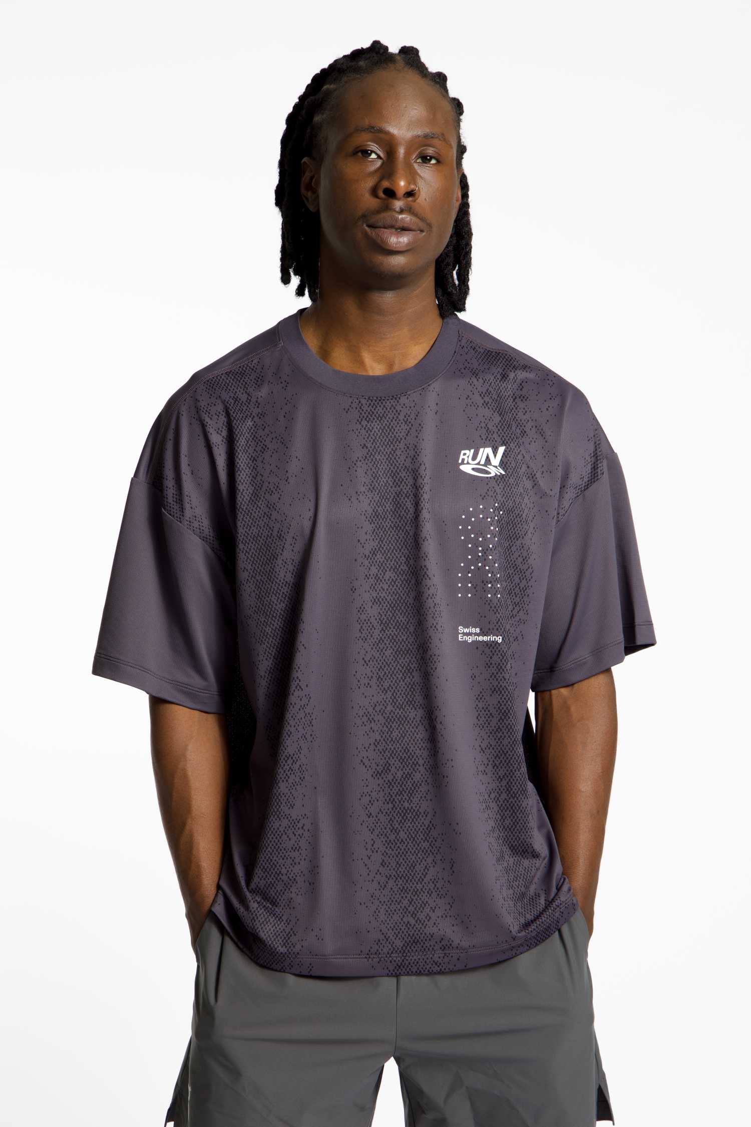 ON Performance Volt-T Herren T-Shirt Grau, Herren, Größe: L