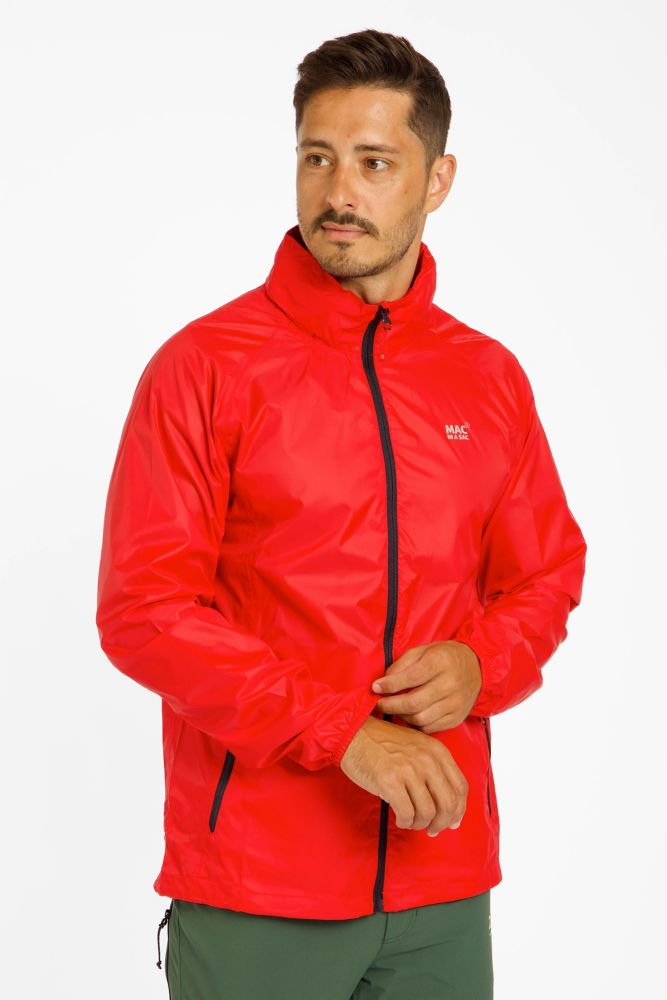 Image of MAC IN A SAC Origin Regenjacke Rot, Herren, Größe: M