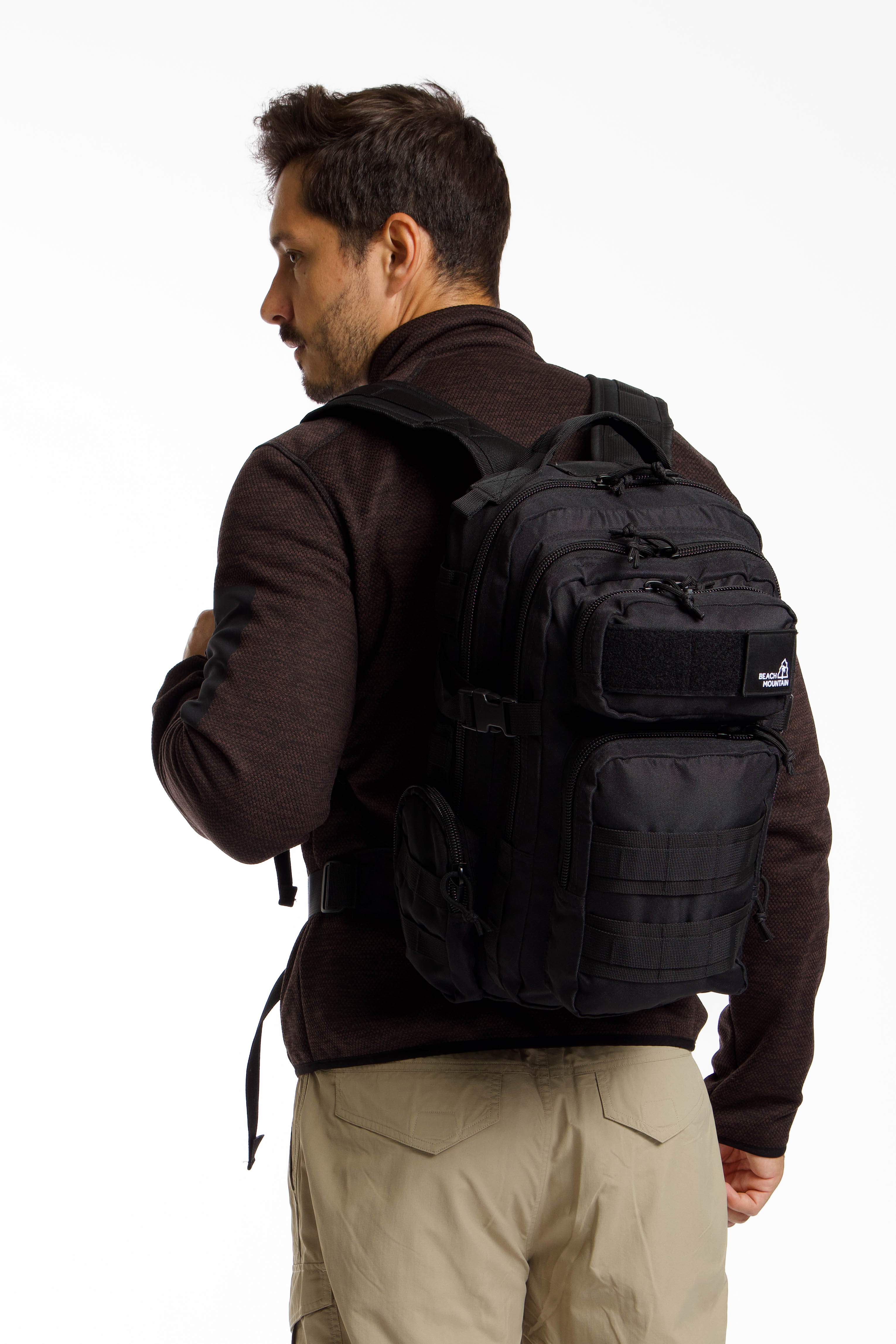 Image of BEACH MOUNTAIN Tactical 24 L Rucksack Schwarz, Herren, Größe: 0