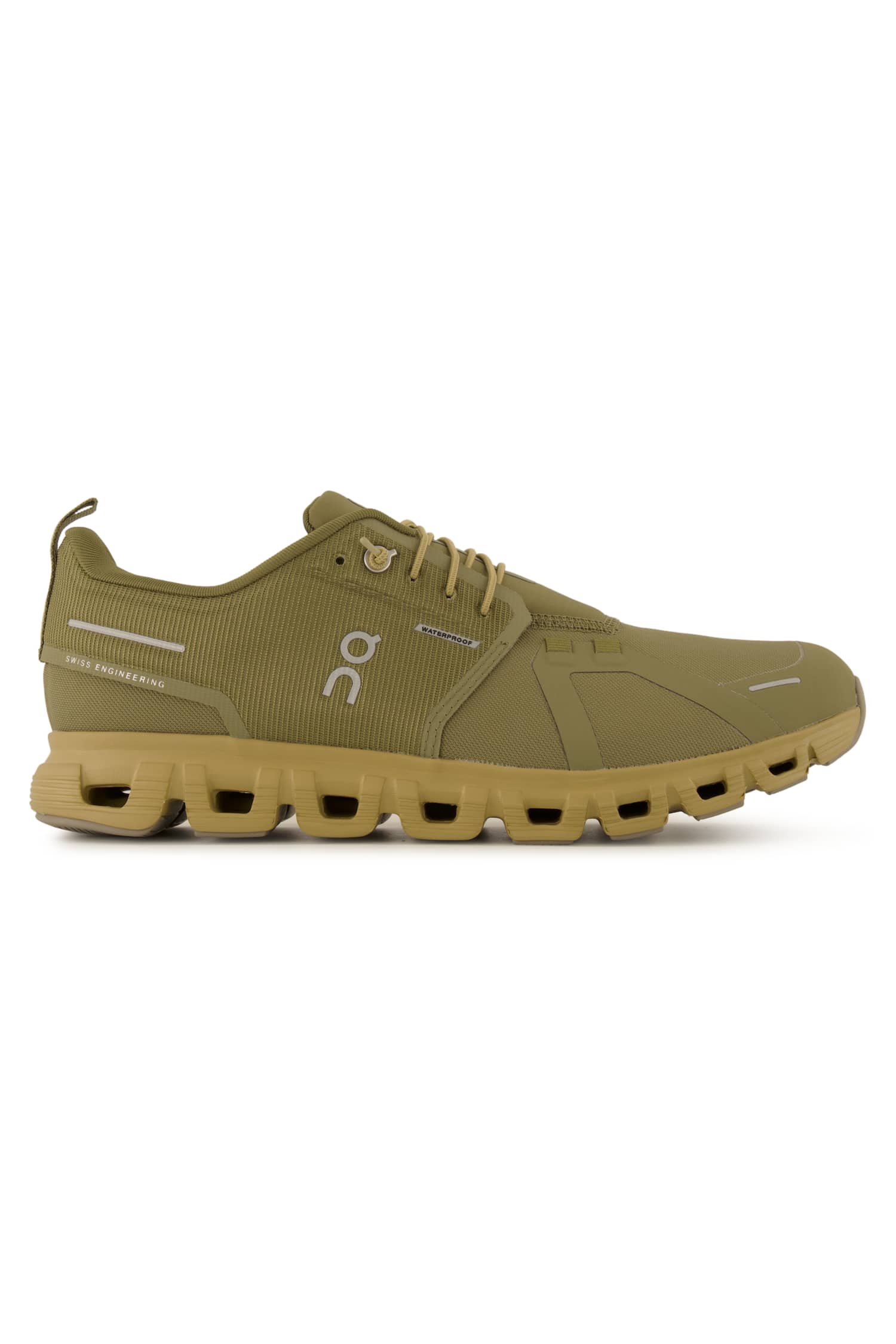 ON Cloud 6 Waterproof Herren Sneaker Grün, Herren, Größe: 11 1/2