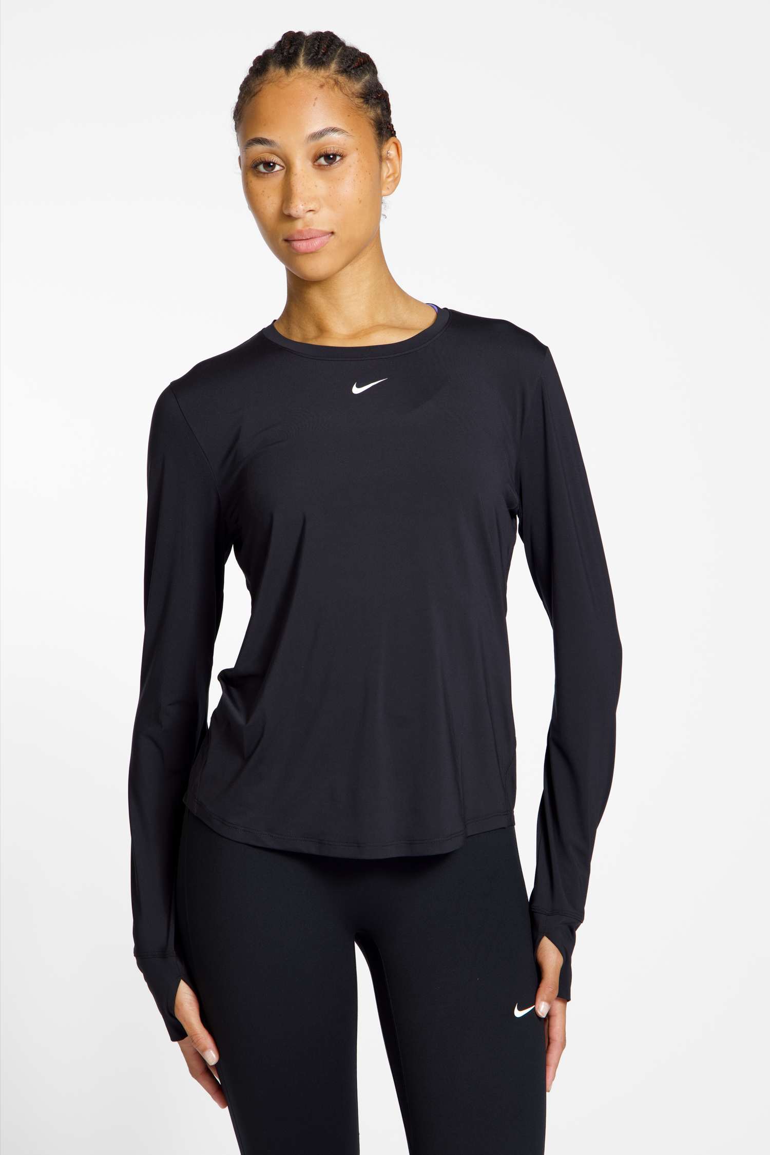 Image of Nike One Classic Dri-FIT Damen Longsleeve Schwarz, Damen, Größe: L