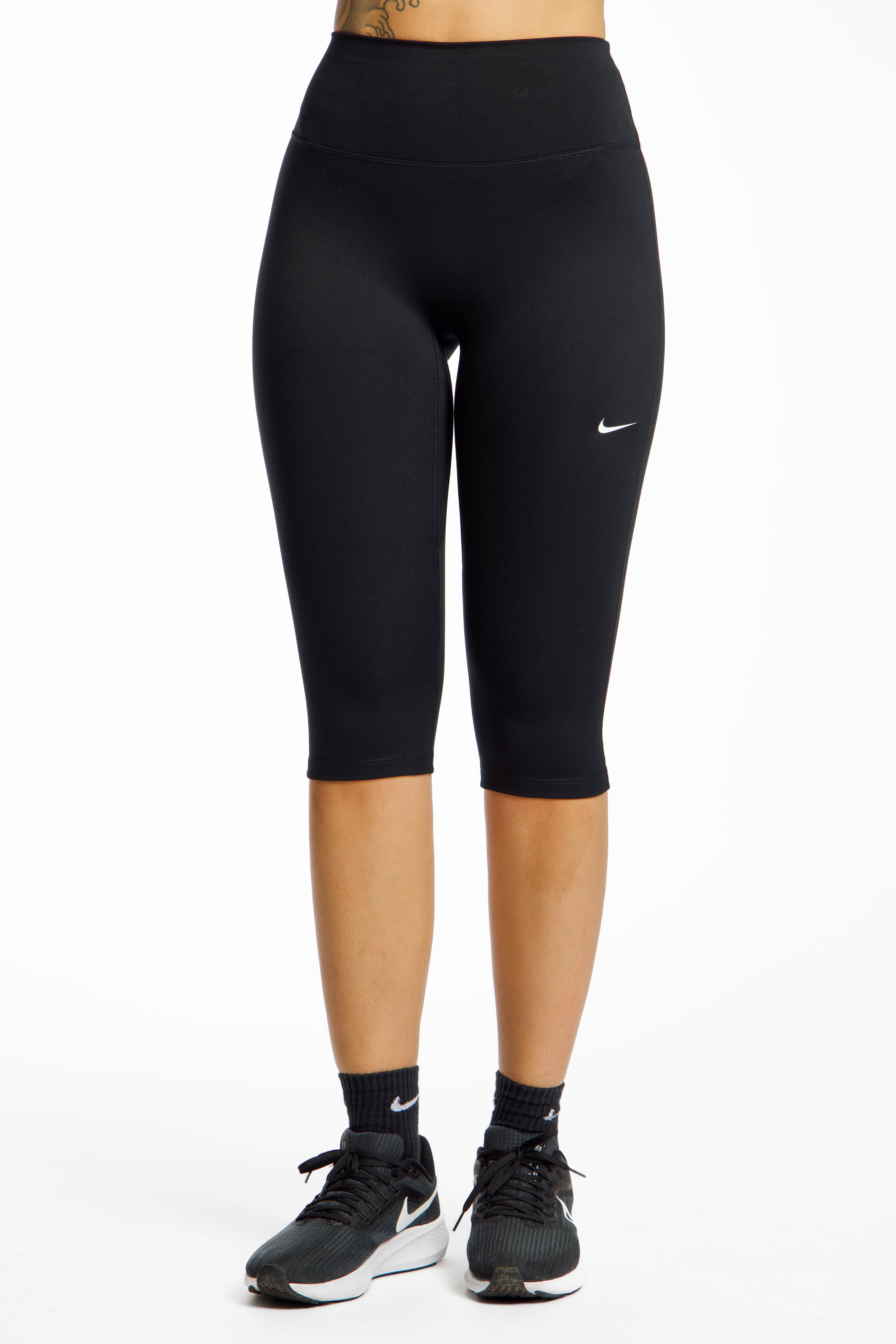 Image of Nike One Damen 3/4 Tight Schwarz, Damen, Größe: L