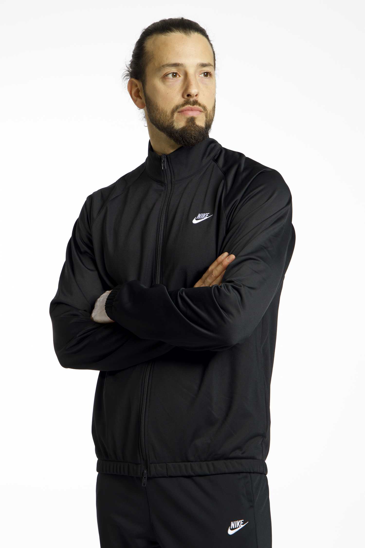 Image of Nike Windrunner Herren Trainingsanzug Schwarz, Herren, Größe: L