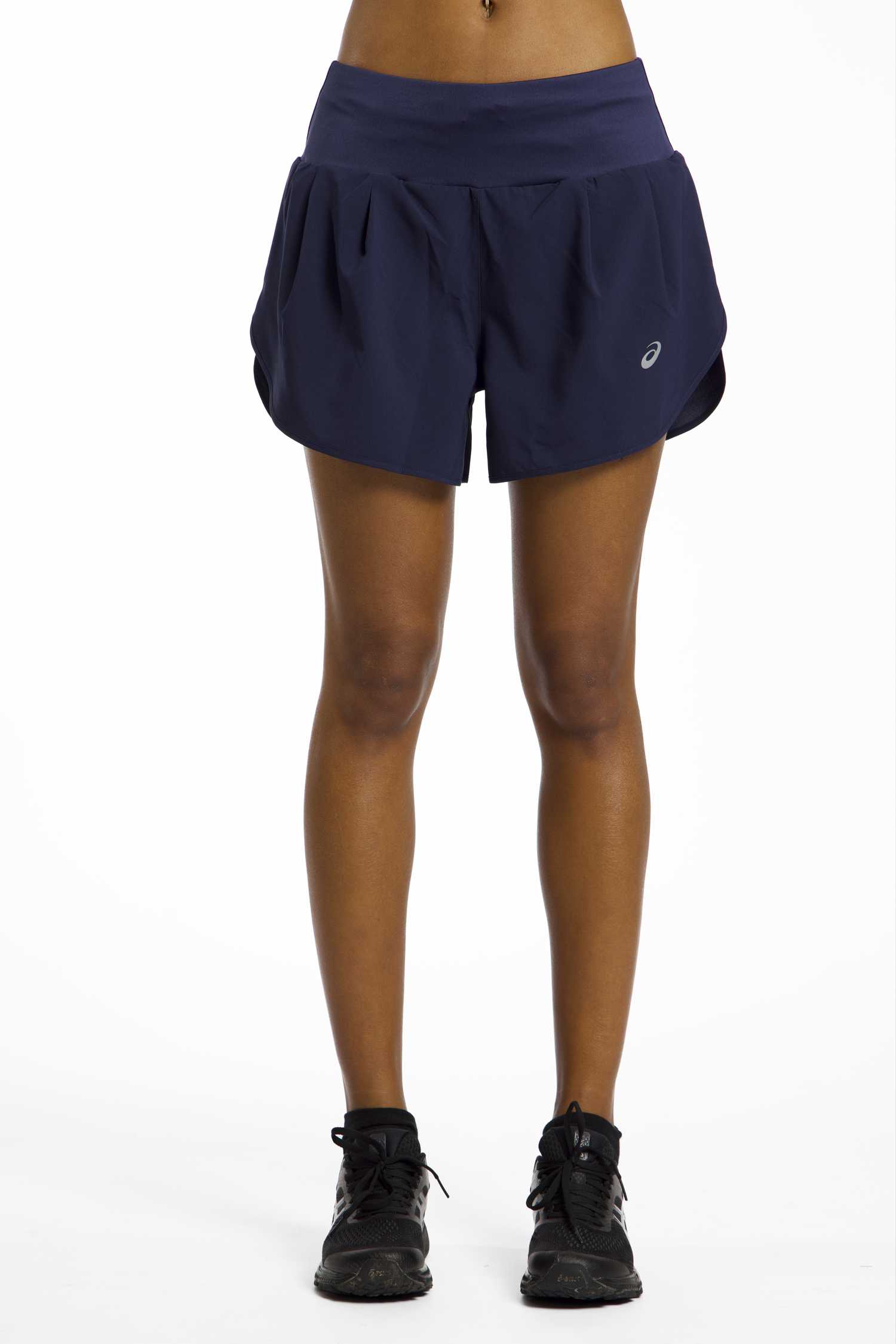 Image of ASICS Road 3.5" Damen Short Blau, Damen, Größe: L