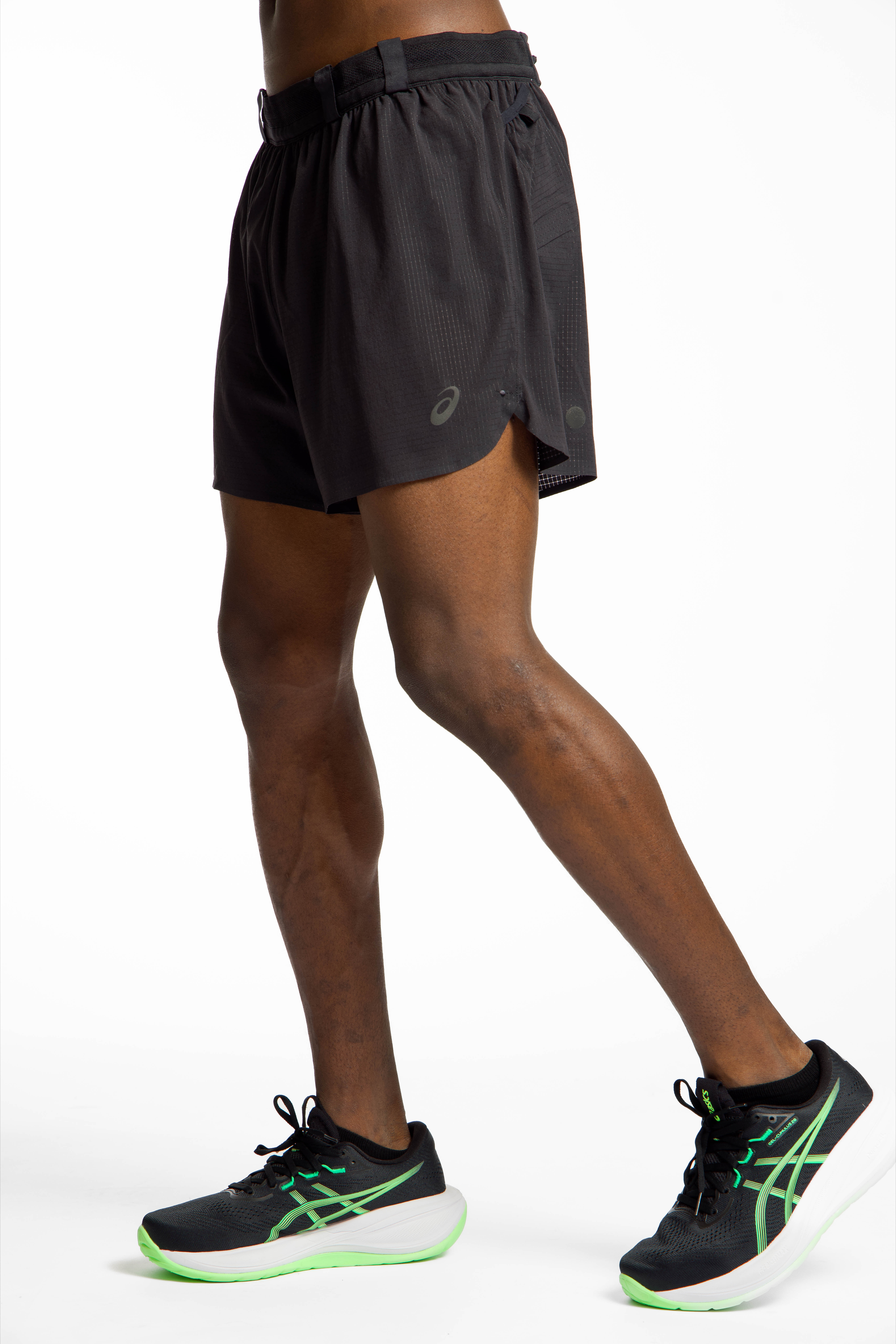 ASICS Metarun Split Herren Short Schwarz, Herren, Größe: M