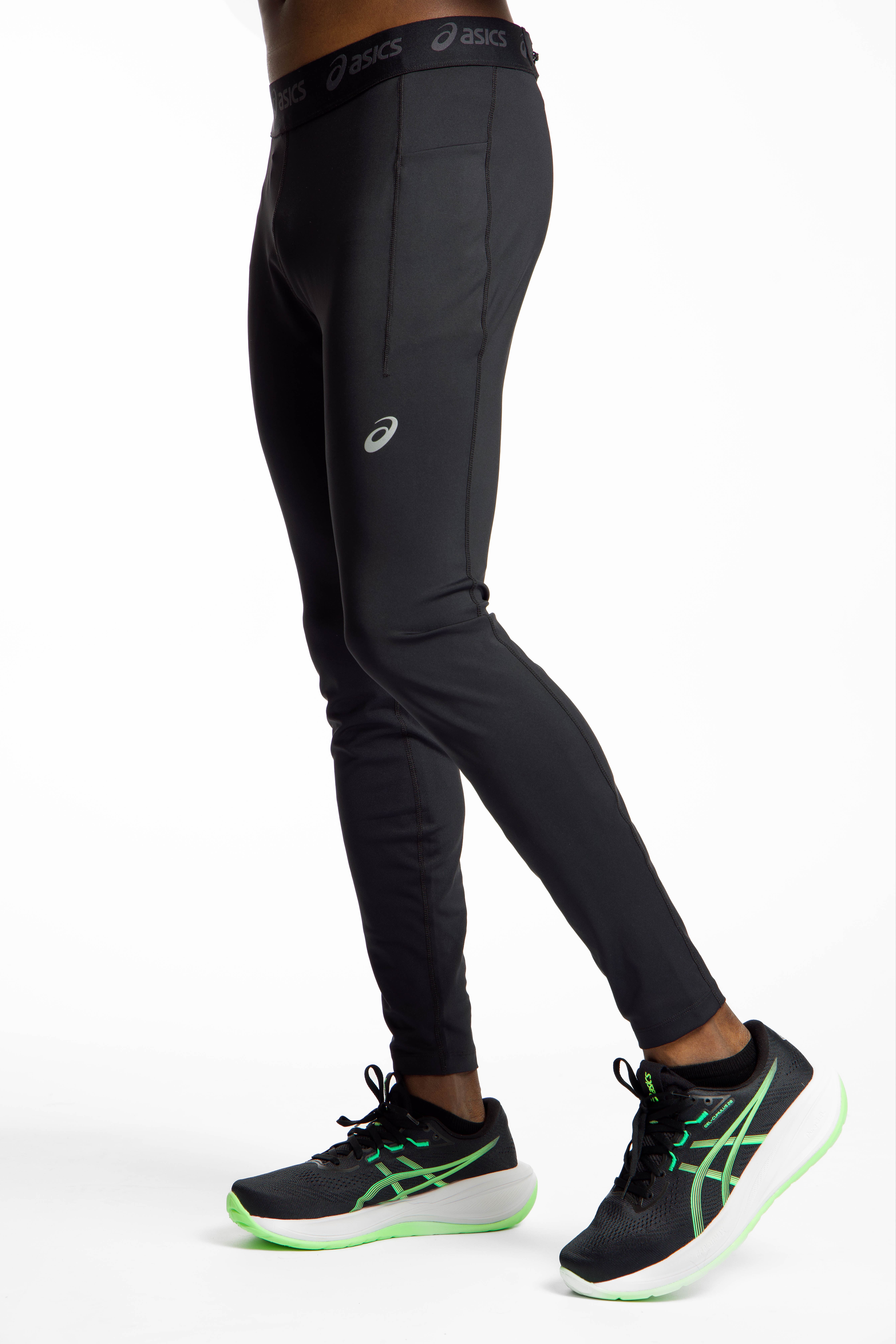 Image of ASICS Road Herren Tight Schwarz, Herren, Größe: L