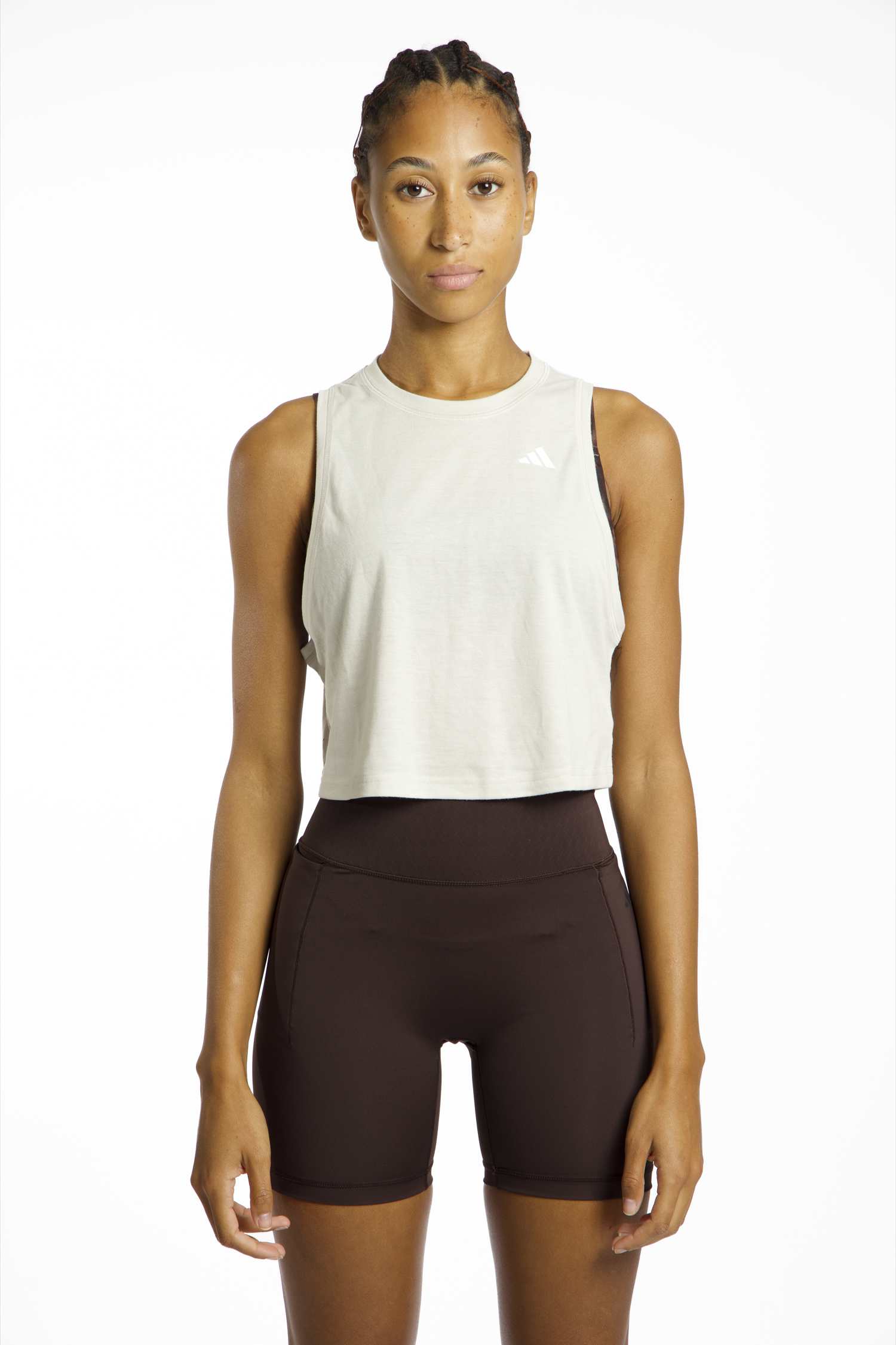 Image of adidas Train Essentials Boxy Workout Damen Top Weiss, Damen, Größe: S