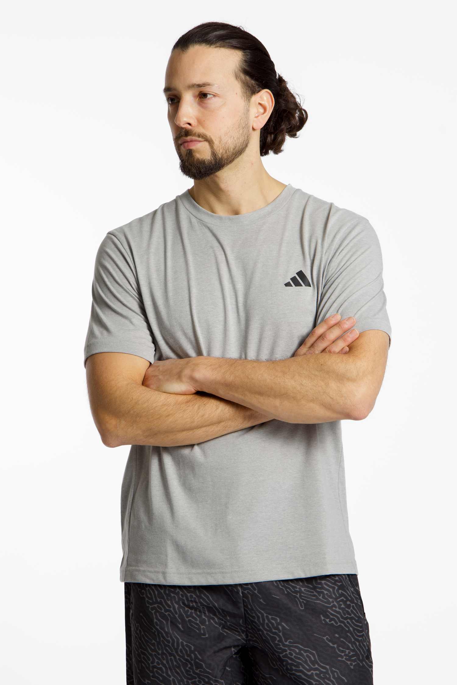 Image of adidas Workout Essentials Feelready Herren T-Shirt Grau, Herren, Größe: L