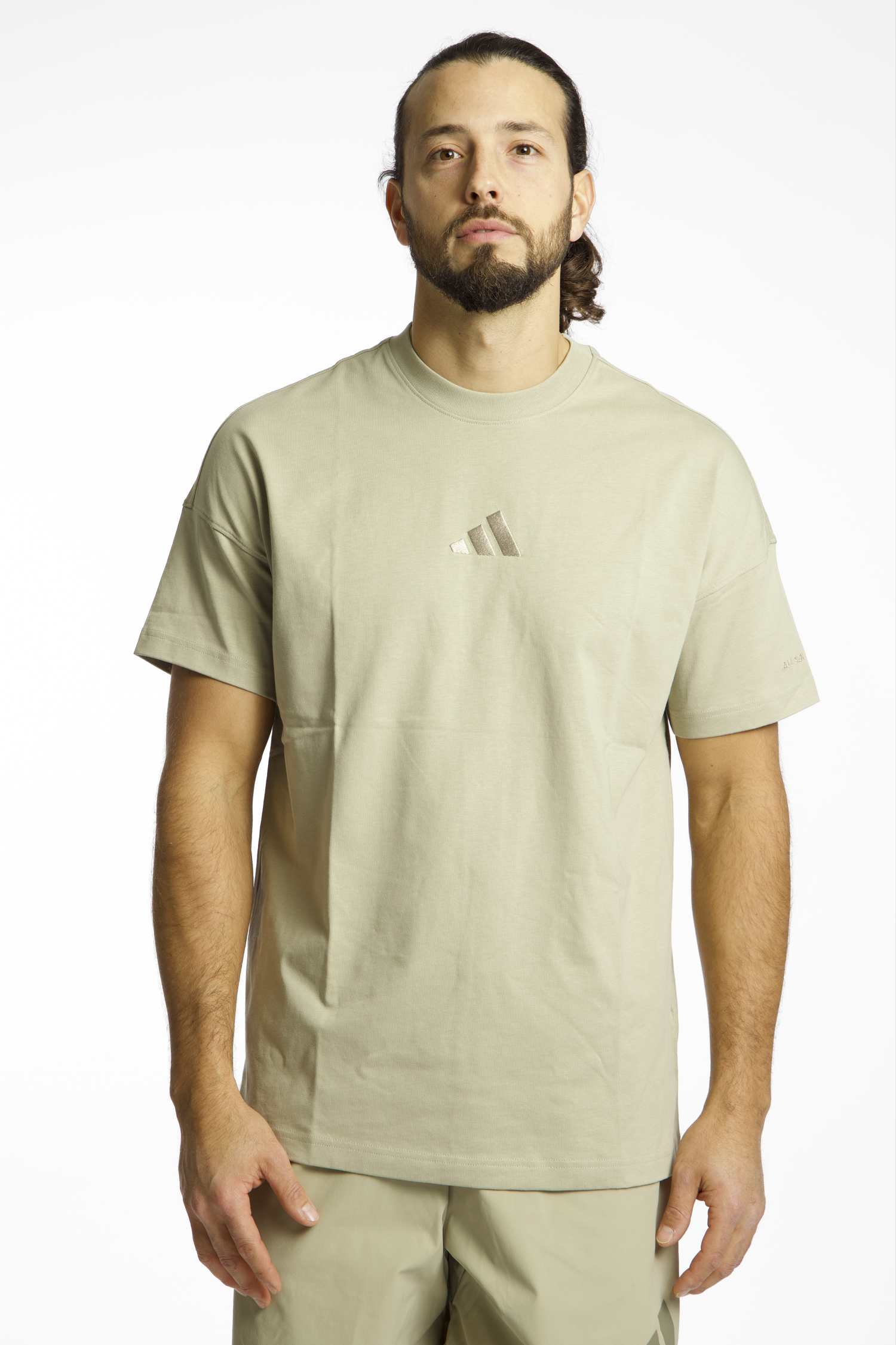 Image of adidas ALL SZN Herren T-Shirt Beige, Herren, Größe: L