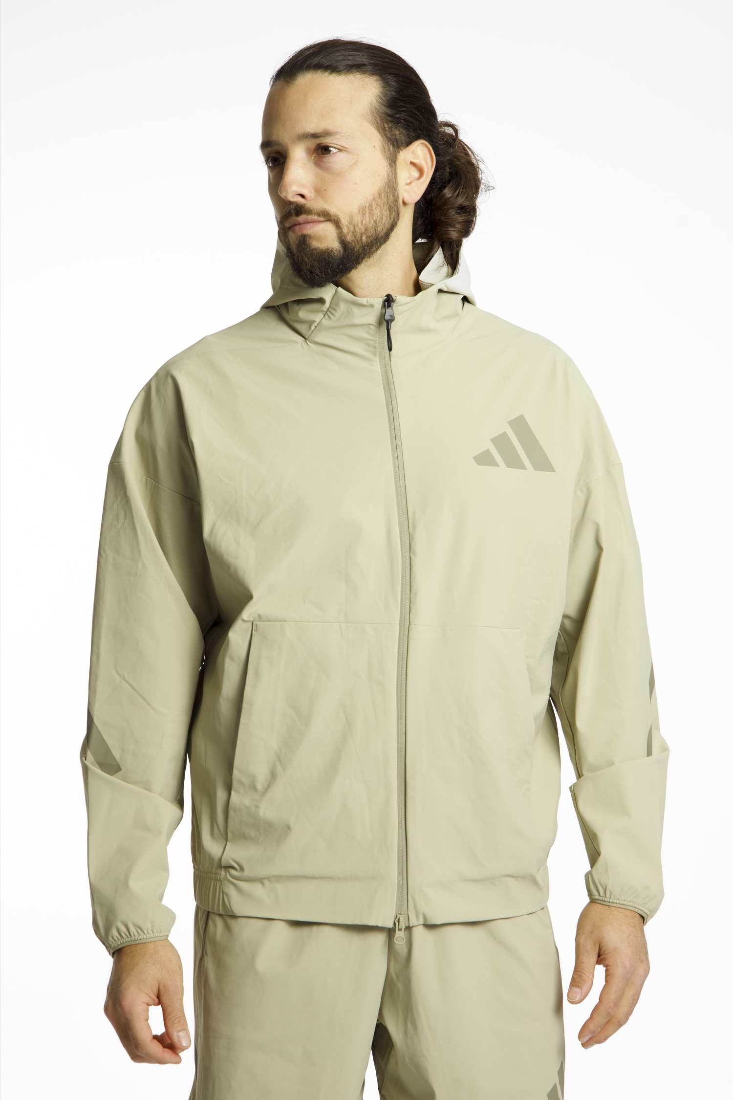 Image of adidas Z.N.E. Woven Herren Trainingsjacke Beige, Herren, Größe: L