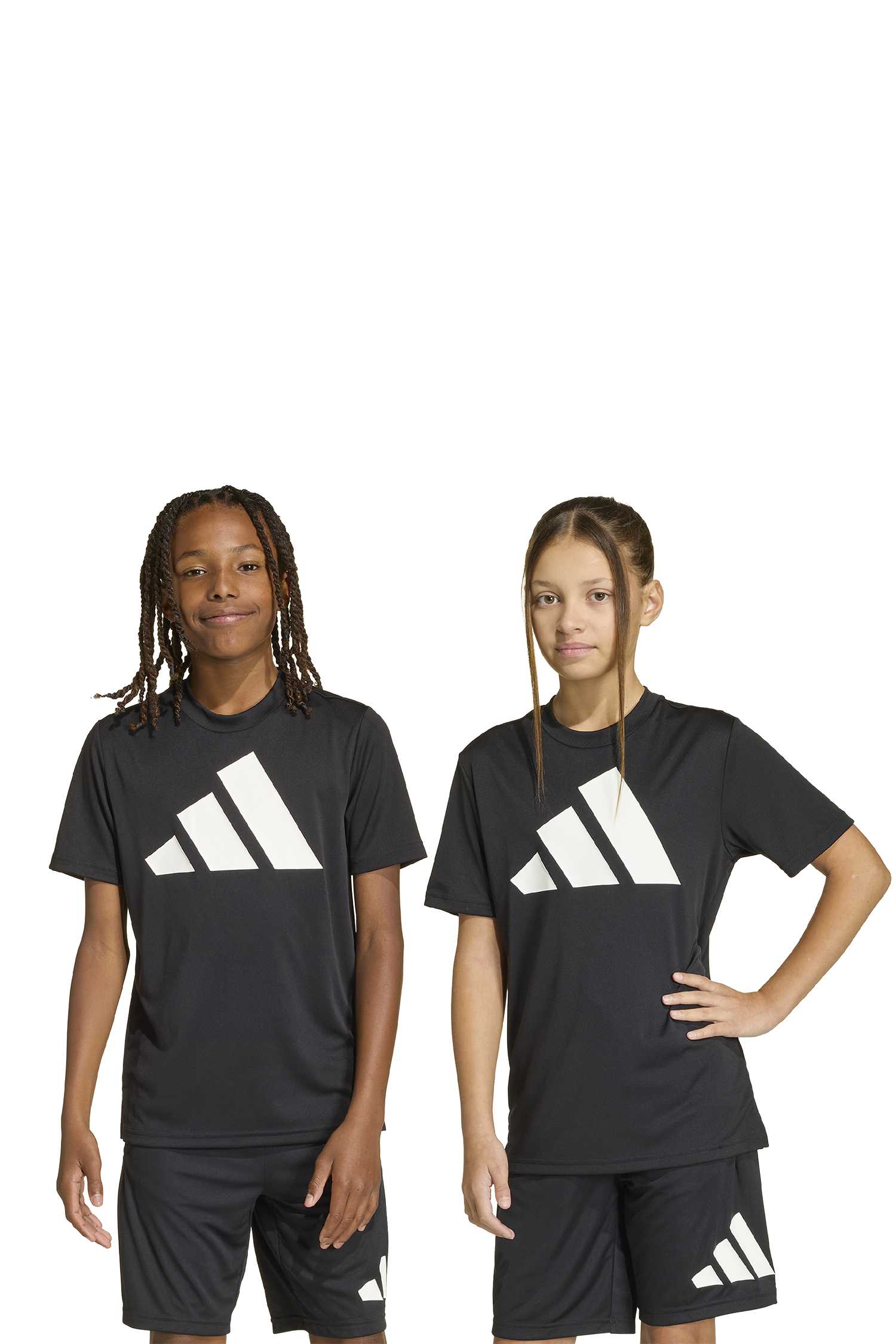 adidas Train Essentials Big Logo Kinder T-Shirt Schwarz, , Größe: 140