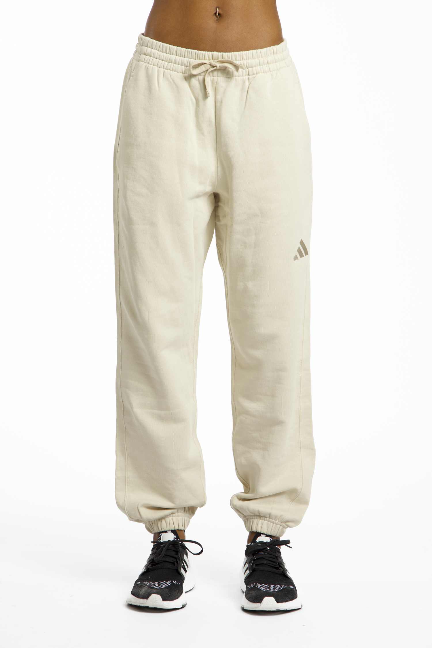 Image of adidas ALL SZN French Terry Loose Damen Trainerhose Beige, Damen, Größe: L