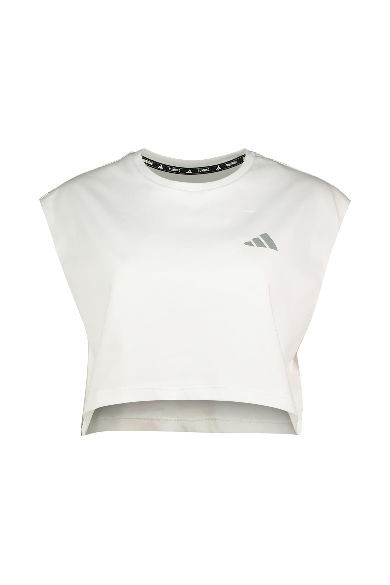 adidas adi365 Running Essentials Crop Damen Top Weiss, Damen, Größe: S