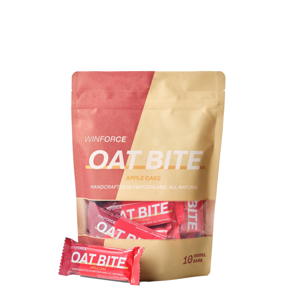 Image of Winforce Oat Bite Apple Cake 10 x 35 g Sportriegel Beige, Herren, Größe: 0