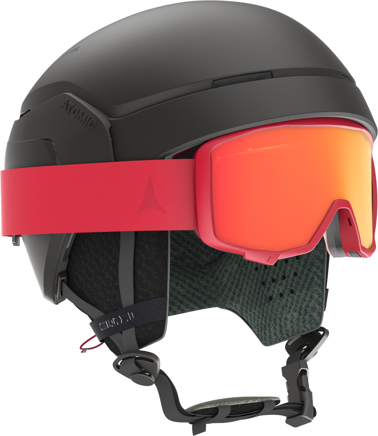 Image of ATOMIC Count Combo Kinder Skihelm + Brille Schwarz, , Größe: S