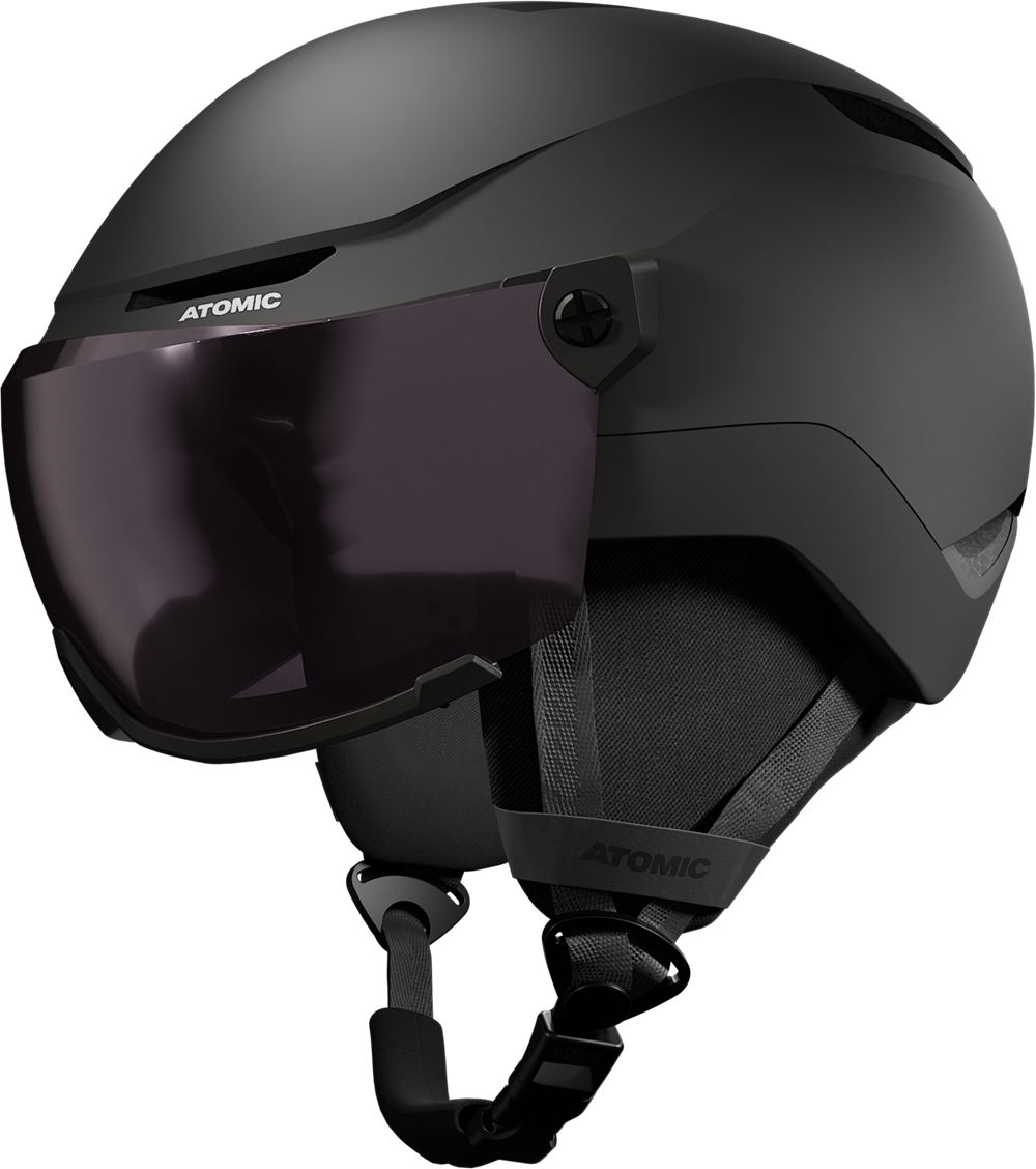 Image of ATOMIC Revent Visor Kinder Skihelm Schwarz, , Größe: S