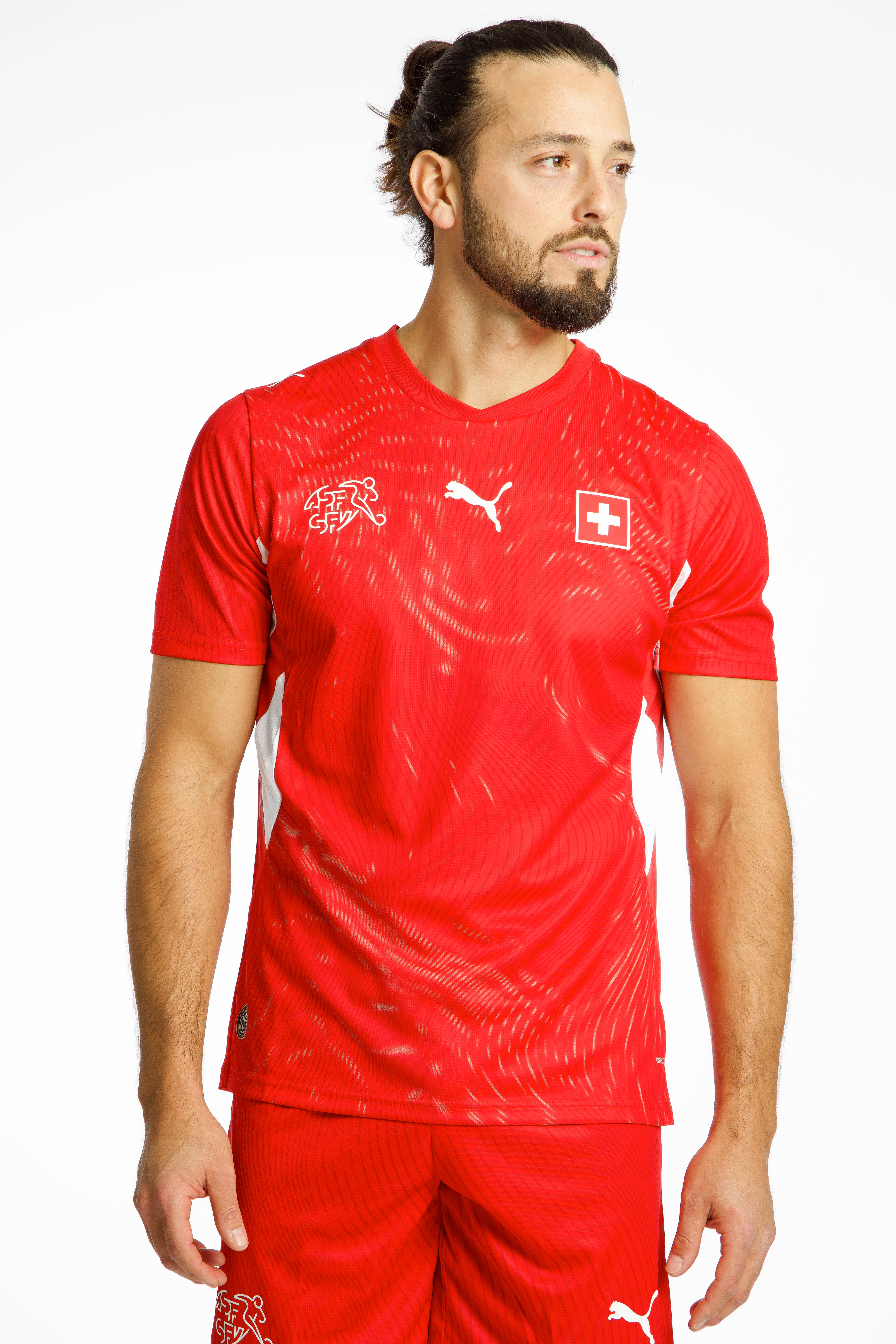 Image of PUMA Schweiz Home Replica Herren Fussballtrikot WM 2026 Rot, Herren, Größe: S
